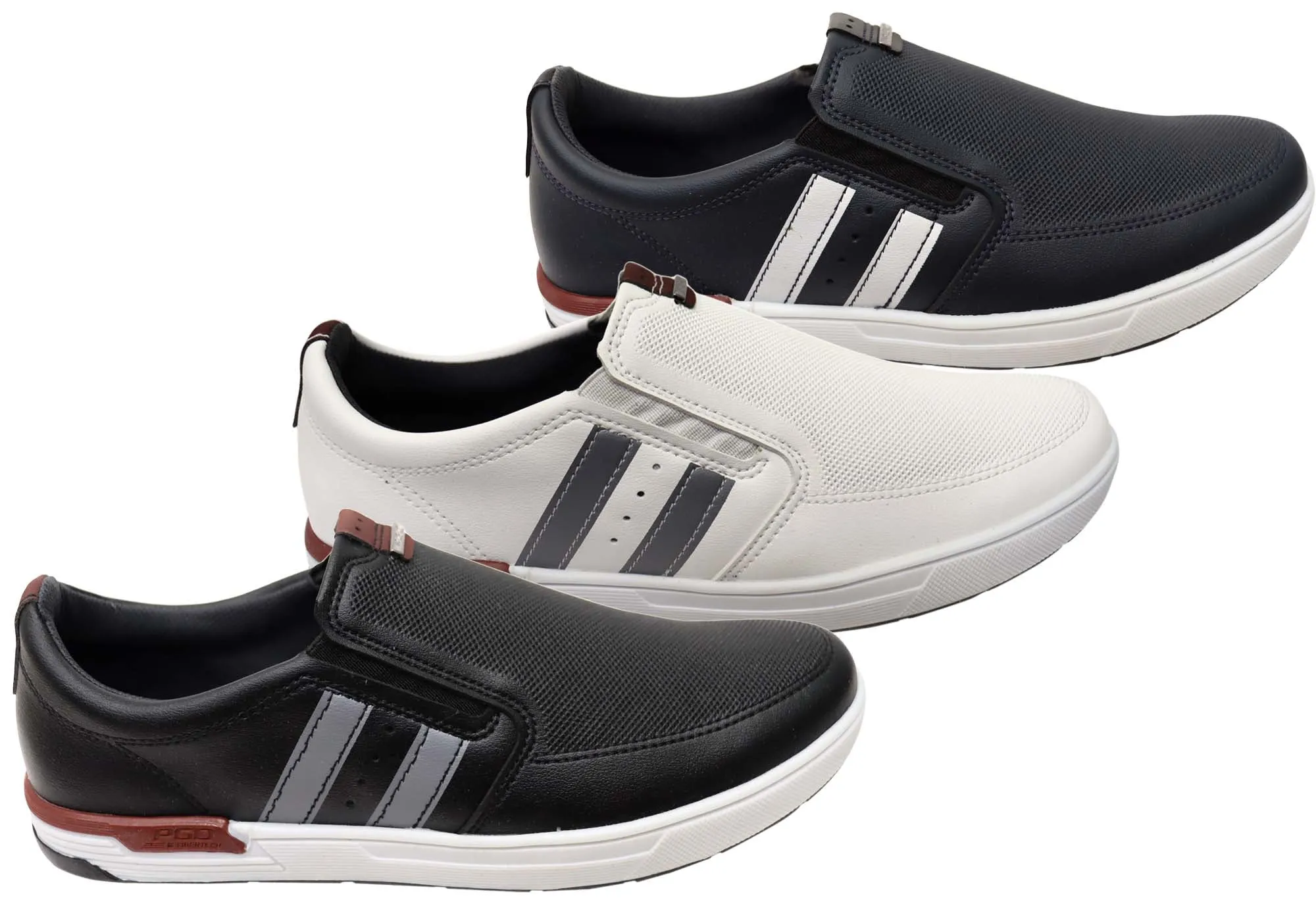 Pegada Chase Chaussures Décontractées Homme à Enfiler Confortables Fabriquées au Brésil Pegada Shoes