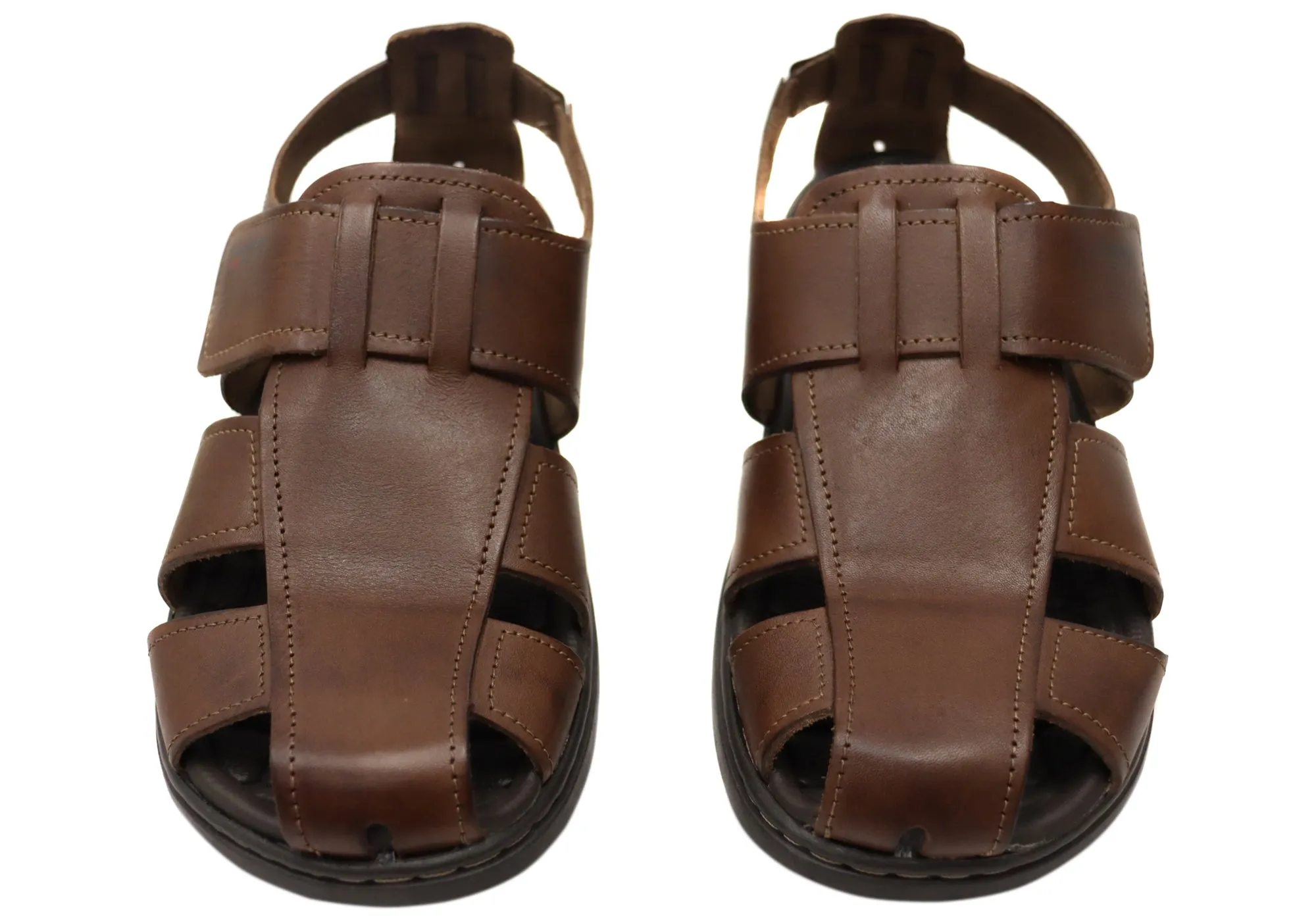Sandales confortables en cuir pour hommes Pegada Kedge Fabriquées au Brésil Chaussures Pegada