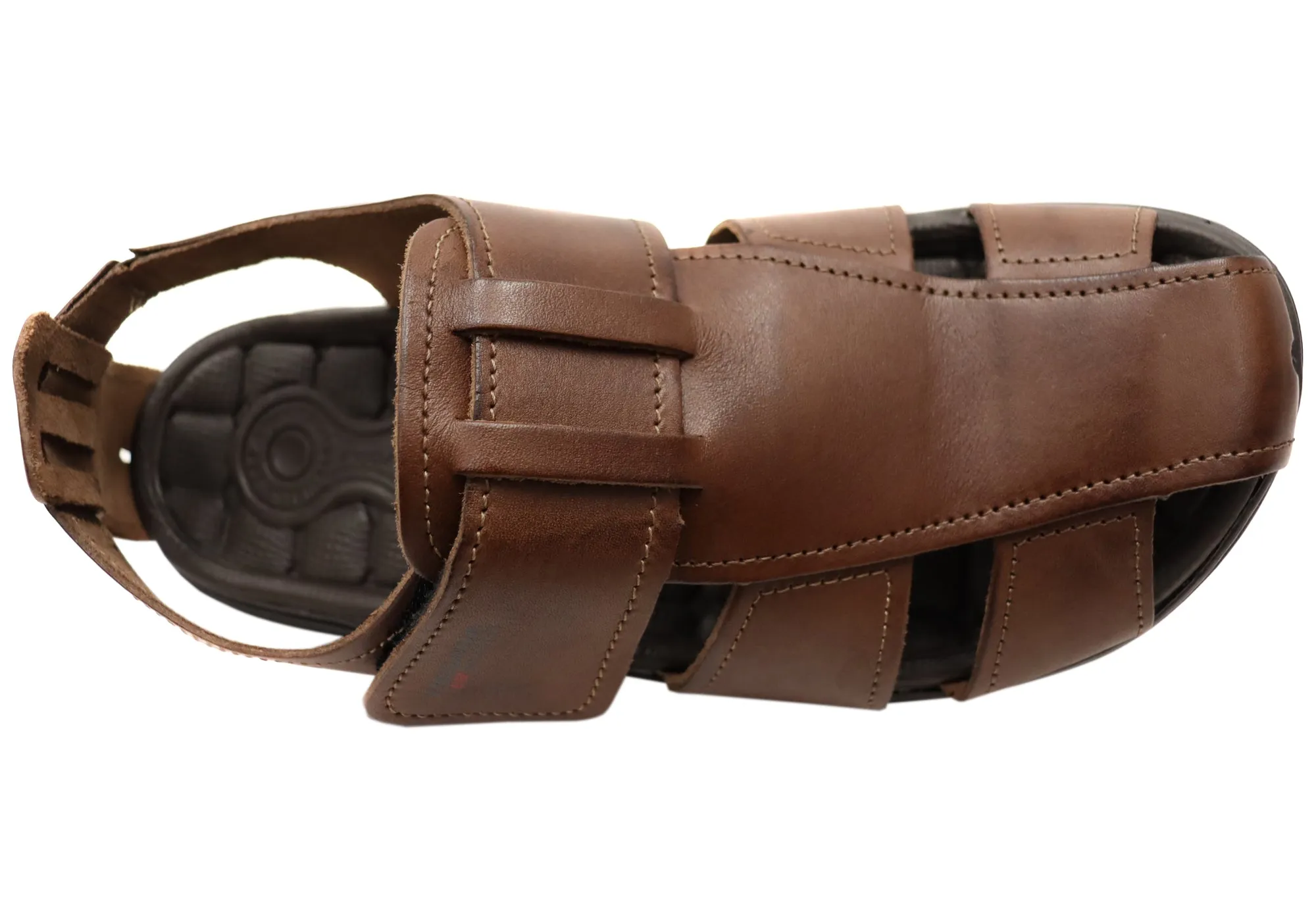 Sandales confortables en cuir pour hommes Pegada Kedge Fabriquées au Brésil Chaussures Pegada