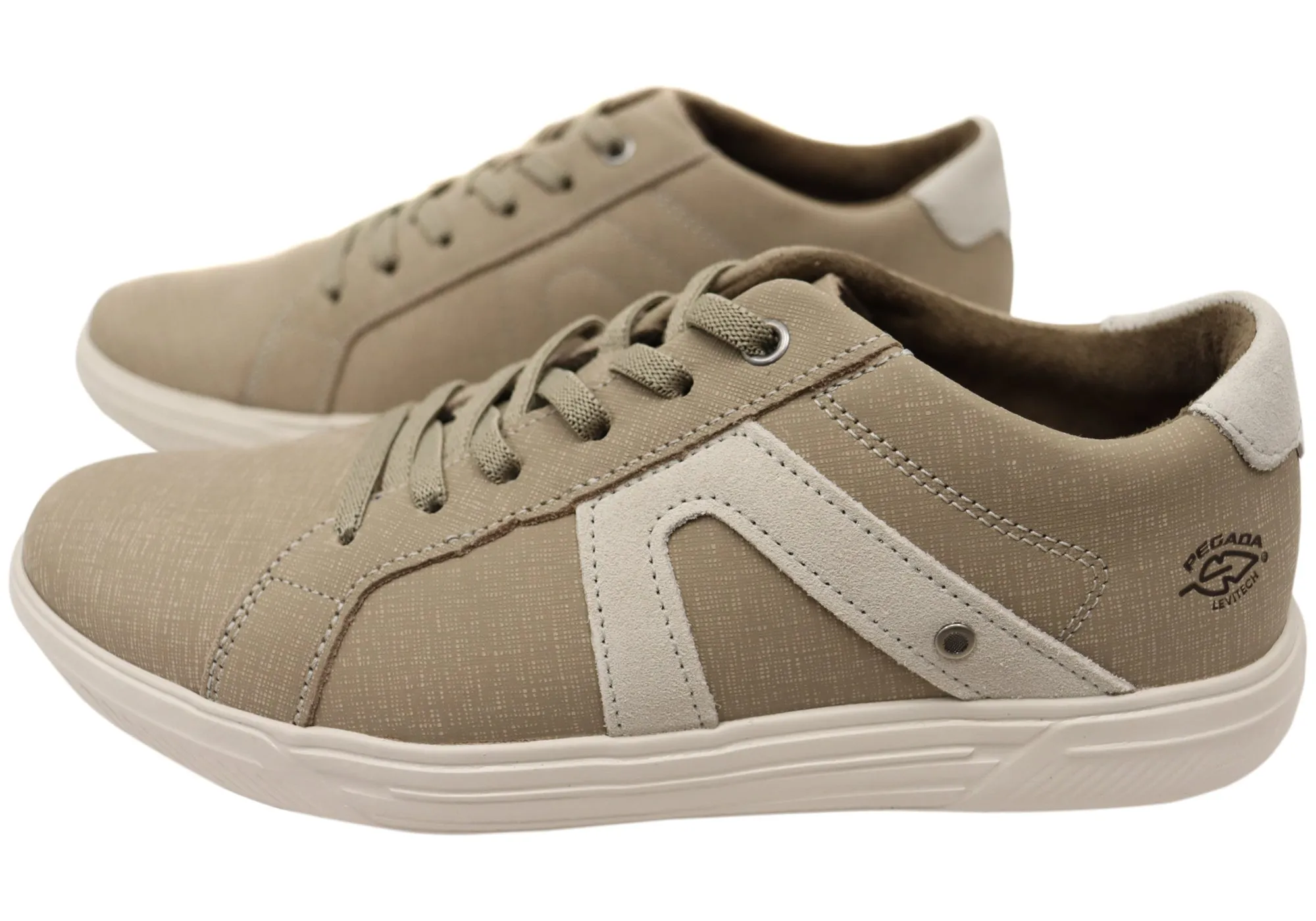 Pegada Ryder Chaussures décontractées en cuir confortables pour hommes Fabriqué au Brésil Pegada Shoes