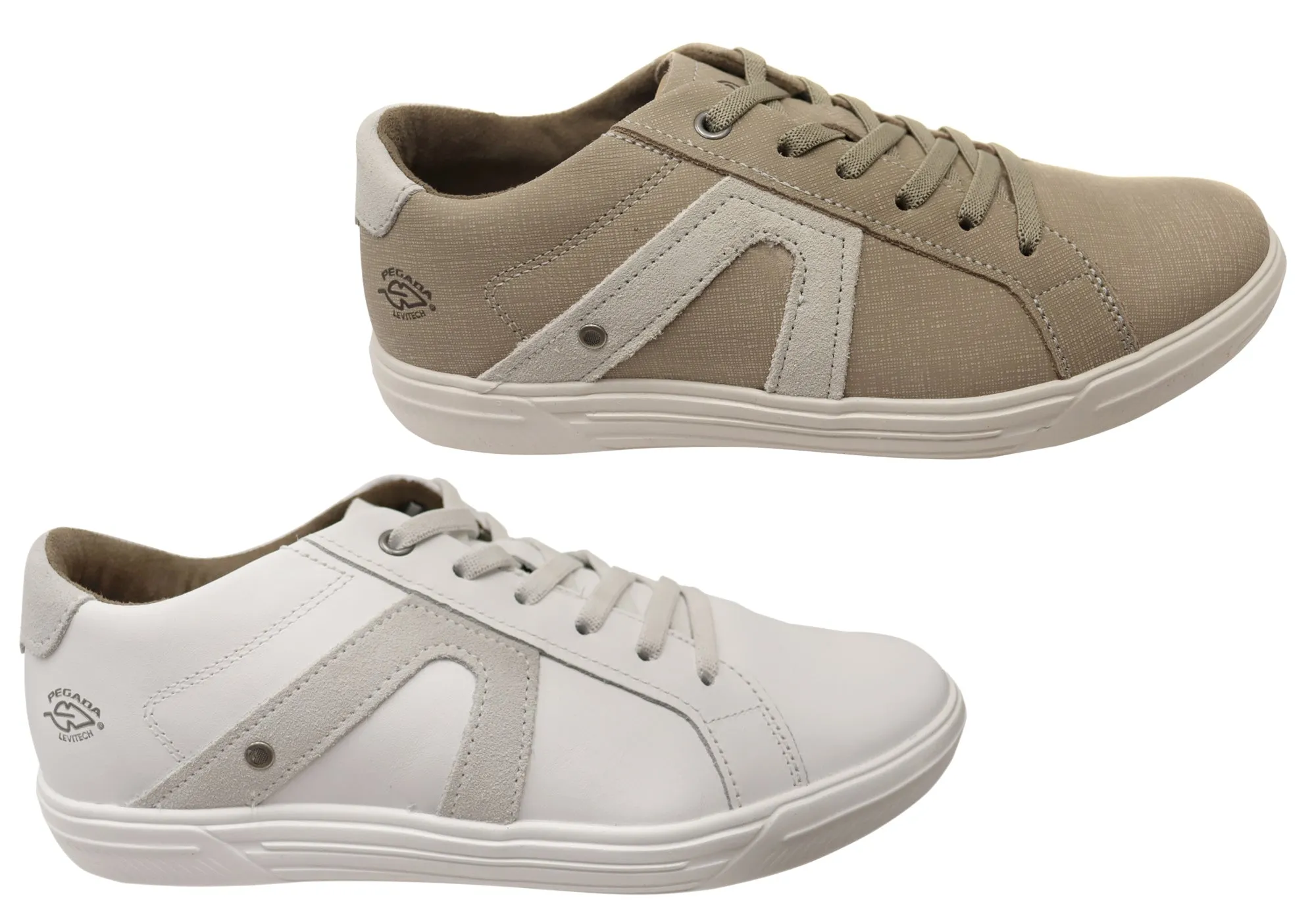 Pegada Ryder Chaussures décontractées en cuir confortables pour hommes Fabriqué au Brésil Pegada Shoes