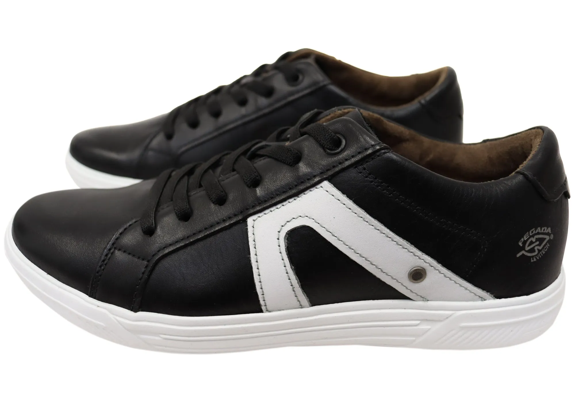 Pegada Ryder Chaussures décontractées en cuir confortables pour hommes Fabriqué au Brésil Pegada Shoes