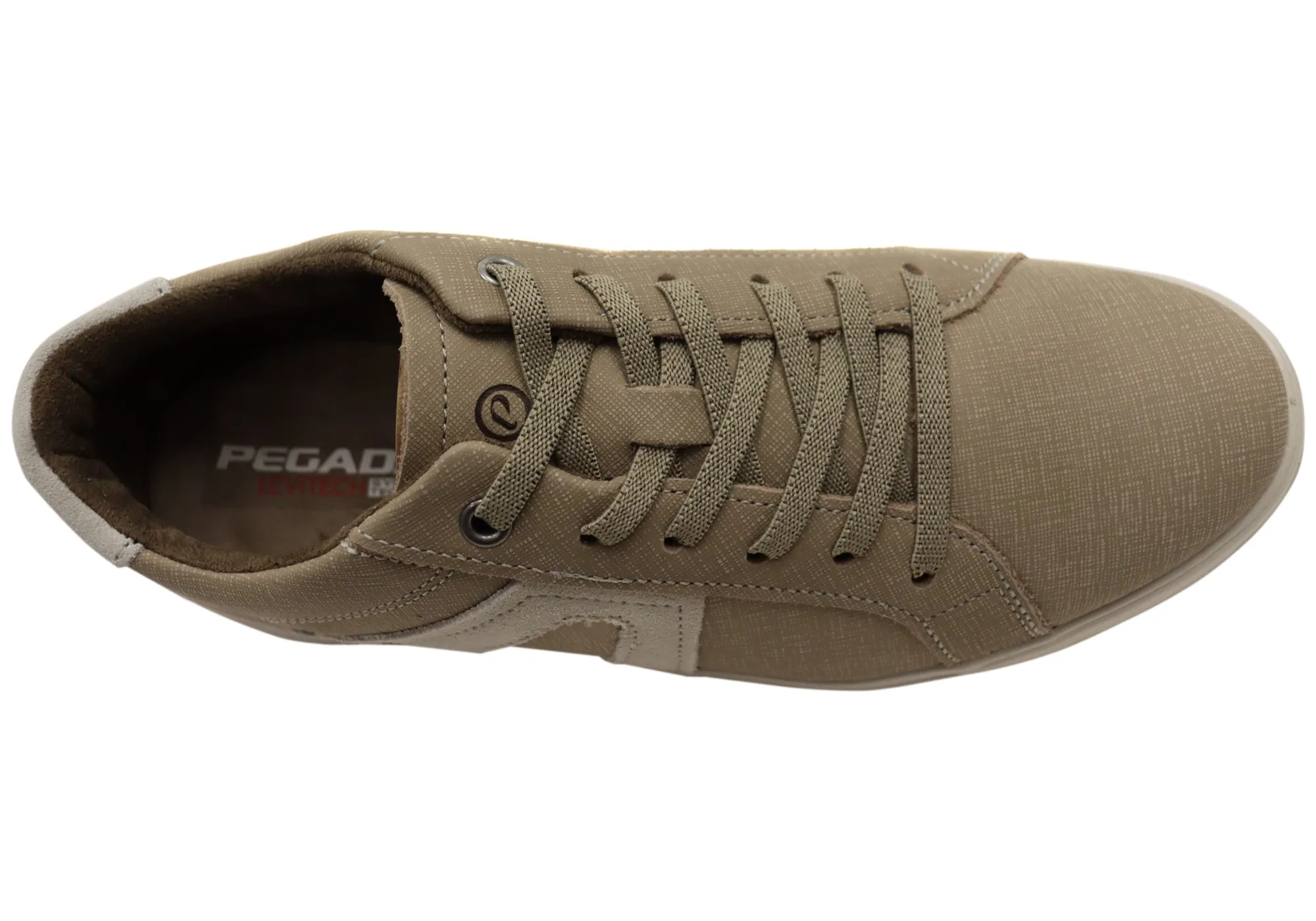 Pegada Ryder Chaussures décontractées en cuir confortables pour hommes Fabriqué au Brésil Pegada Shoes