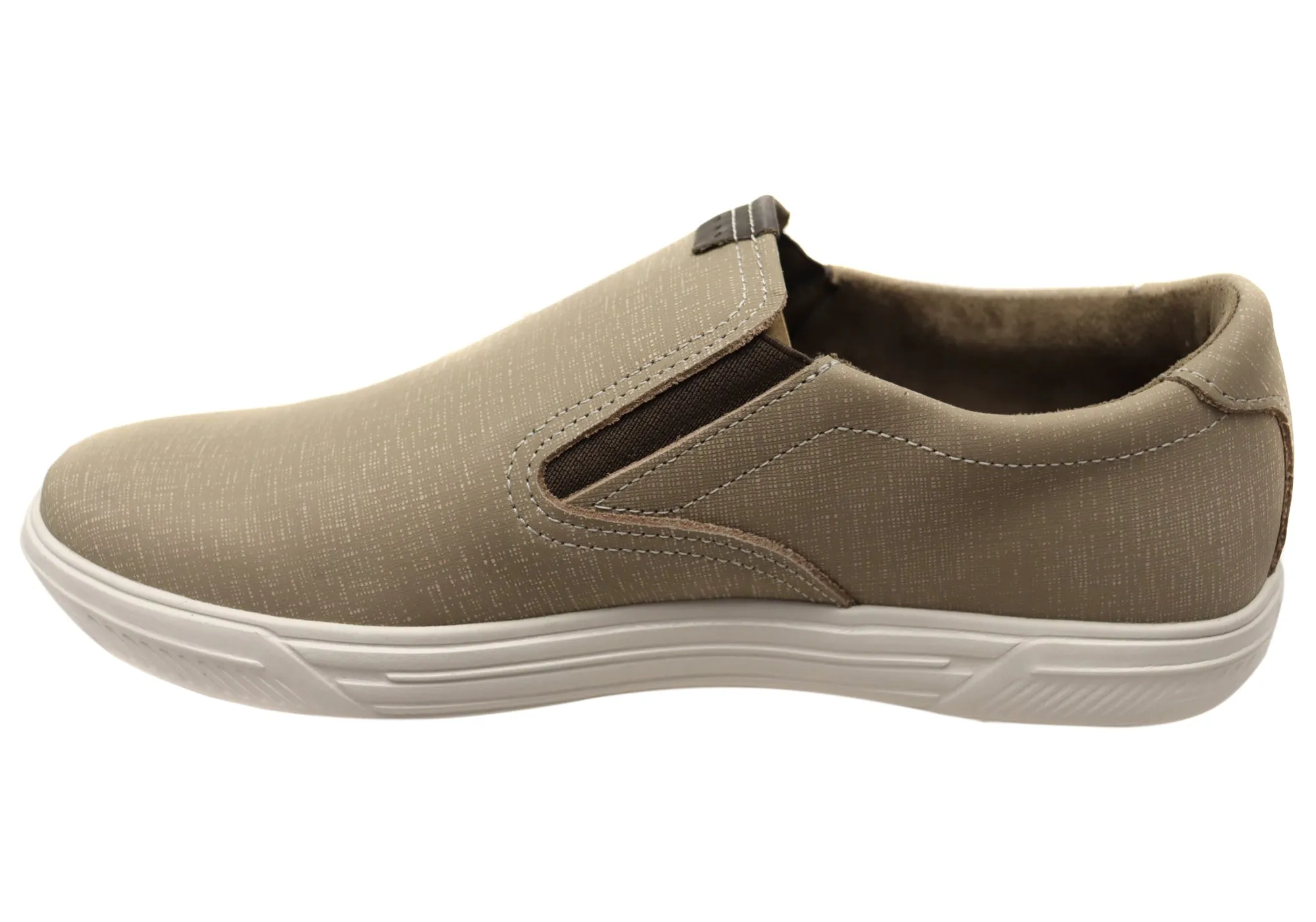 Pegada Strobe Chaussures Décontractées Homme à Enfiler en Cuir Brésilien Confortables Pegada Shoes