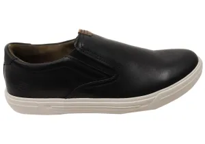 Pegada Strobe Mens Comfortable Brazilian Leather Slip On Casual Shoes Pegada Shoes