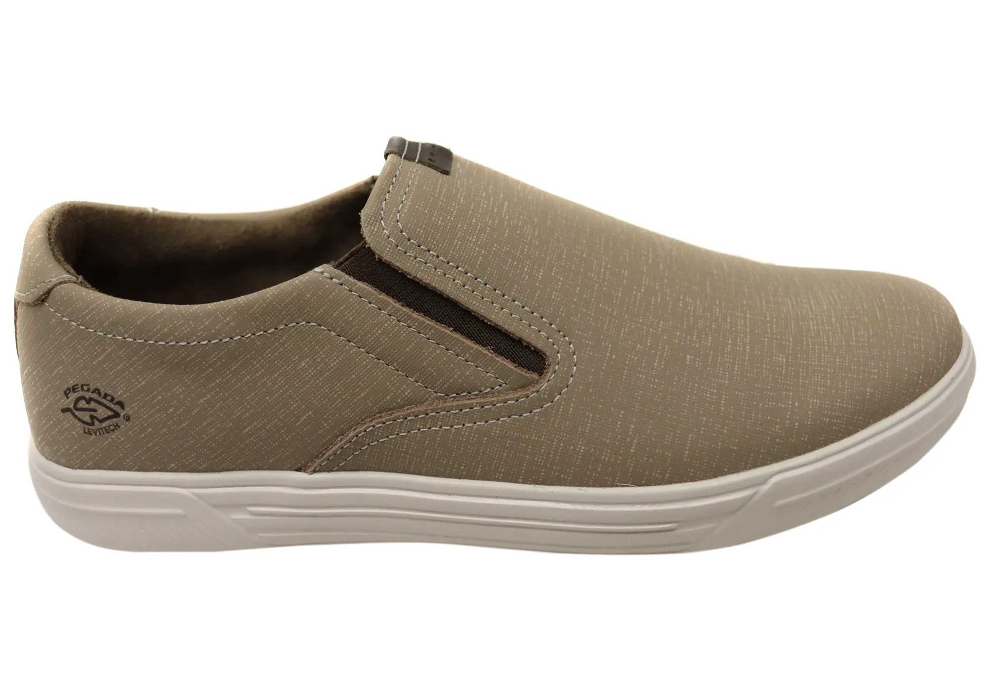 Pegada Strobe Chaussures Décontractées Homme à Enfiler en Cuir Brésilien Confortables Pegada Shoes