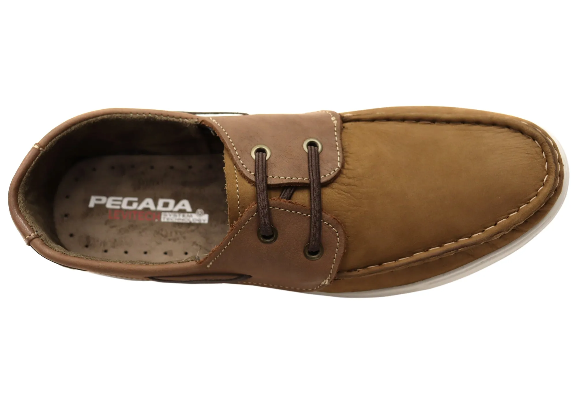 Pegada Wright Chaussures décontractées en cuir confortables pour hommes Fabriquées au Brésil Pegada Shoes