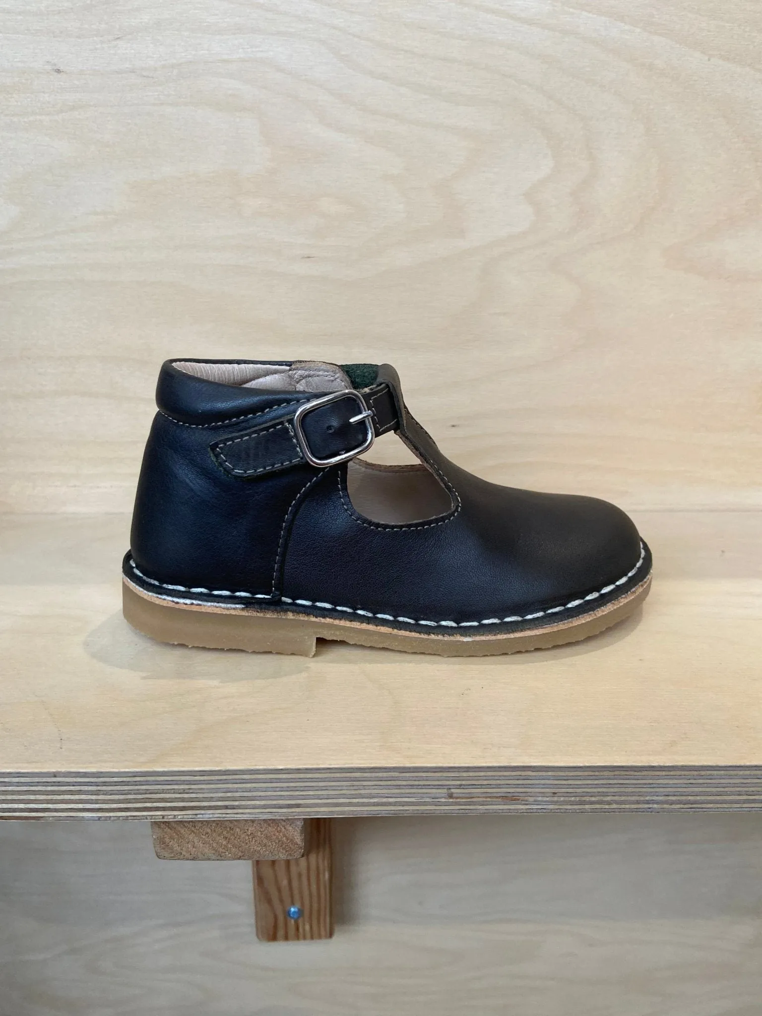Petasil: Bottines à boucle Cooper - Cuir vert