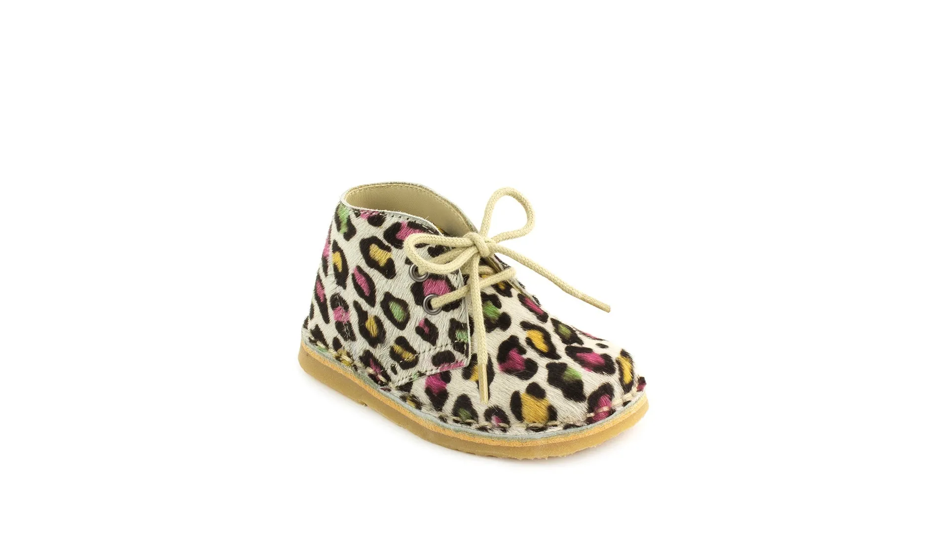 Petasil: Bottines à lacets Koel - Léopard multicolore