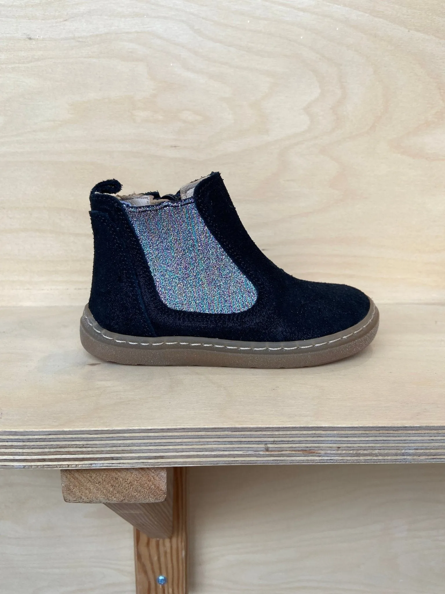 Petasil: Bottes pour enfants Paz Chelsea - Métal argenté