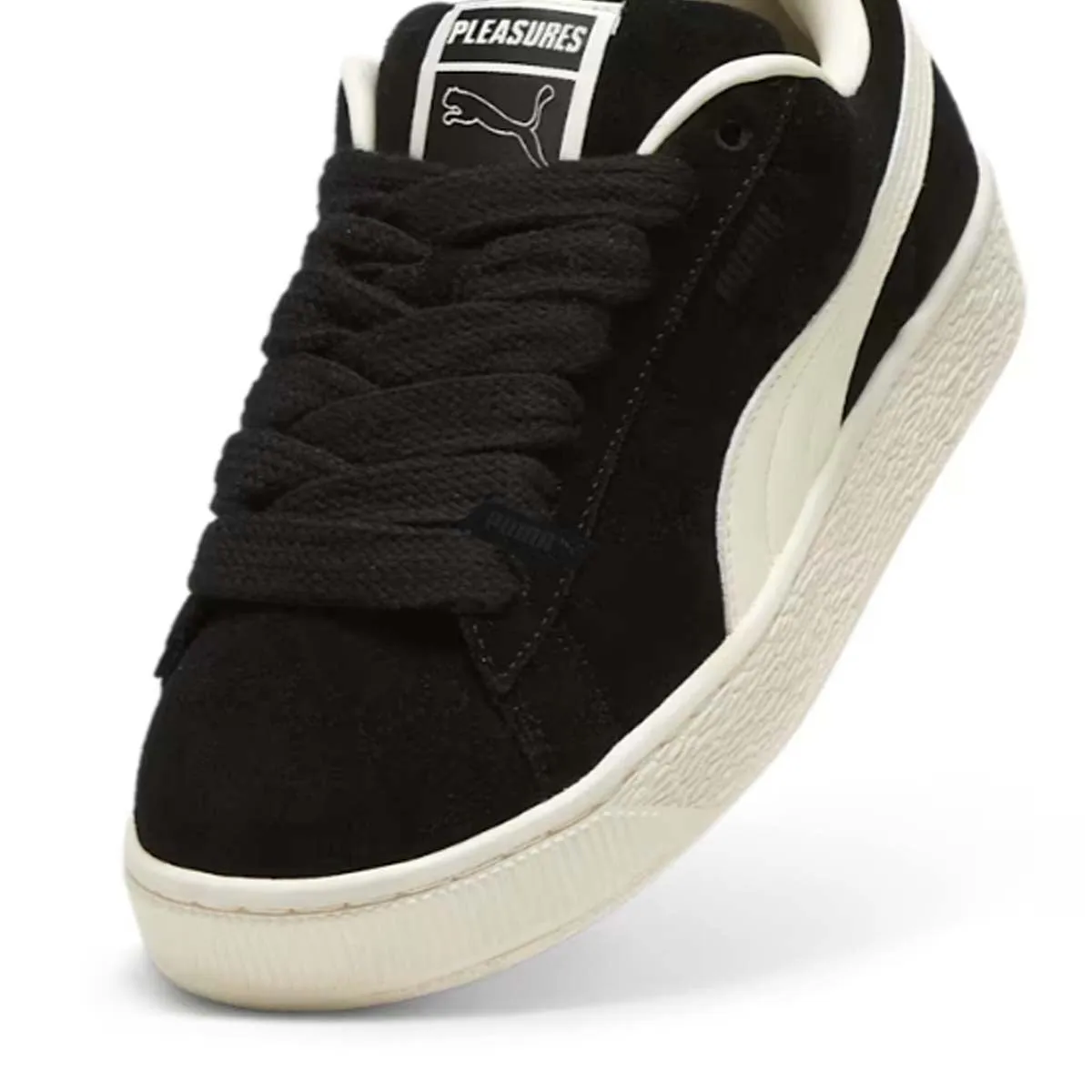   PLEASURES Suede XL 'PUMA Noir Givré Ivoire'
