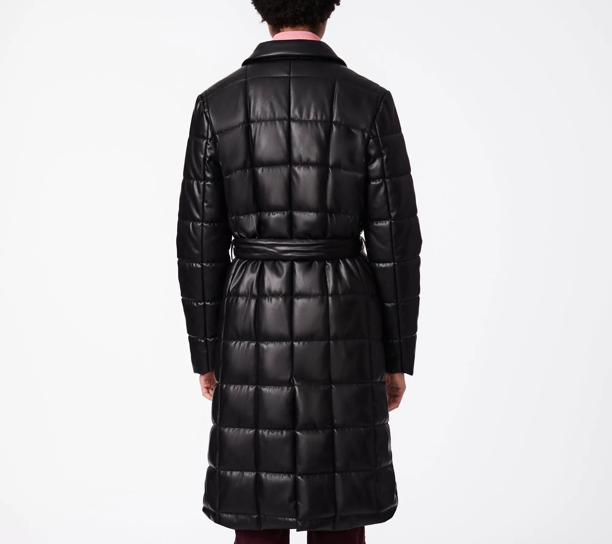 Robe fausse enveloppe matelassée