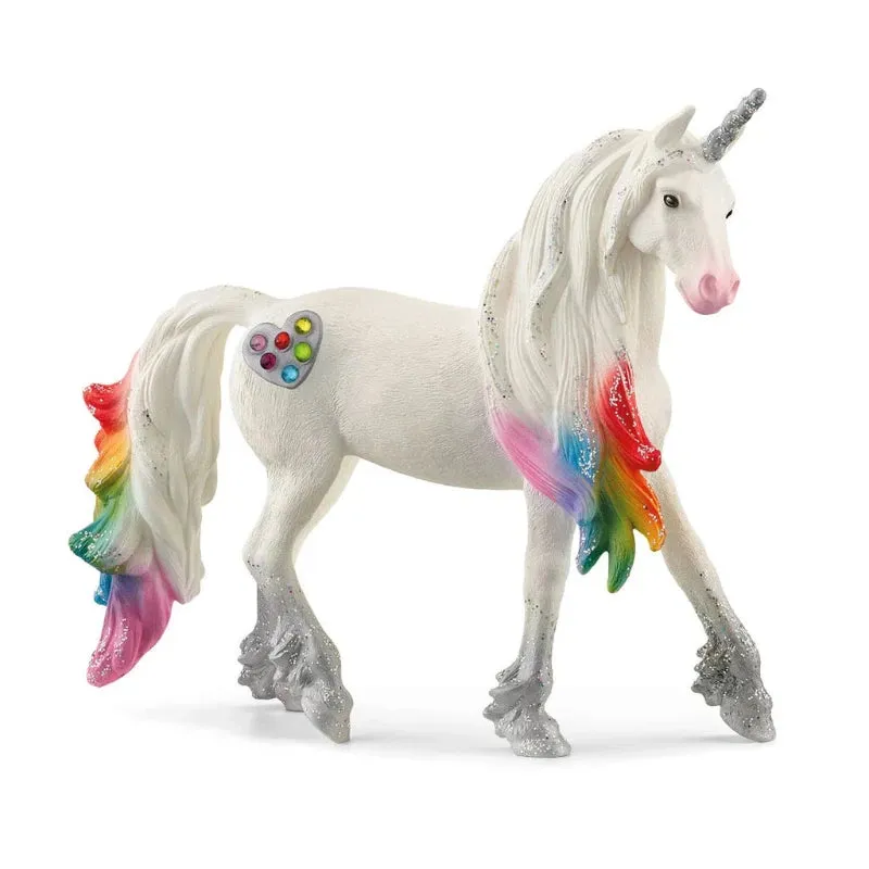 Étalon Licorne Amour Arc-en-Ciel