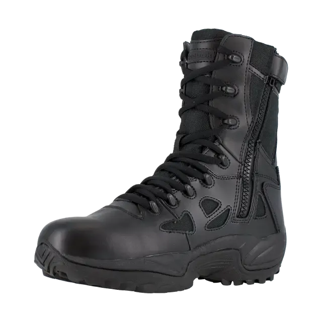 Botte tactique furtive imperméable à fermeture latérale et bout souple Rapid Response Rb 8 pouces