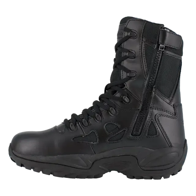 Botte tactique furtive imperméable à fermeture latérale et bout souple Rapid Response Rb 8 pouces
