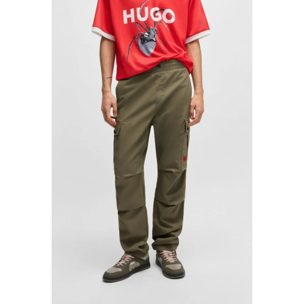 Pantalon cargo regular-fit en coton ripstop