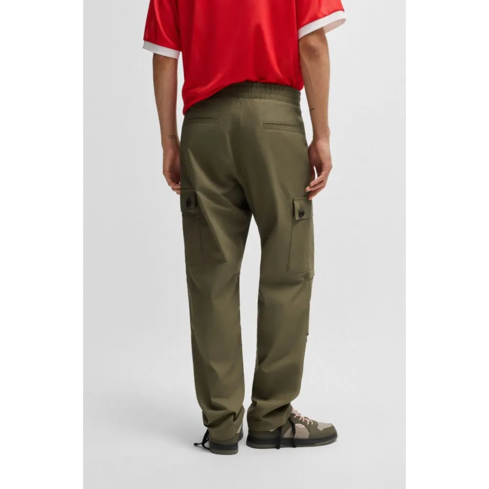 Pantalon cargo regular-fit en coton ripstop