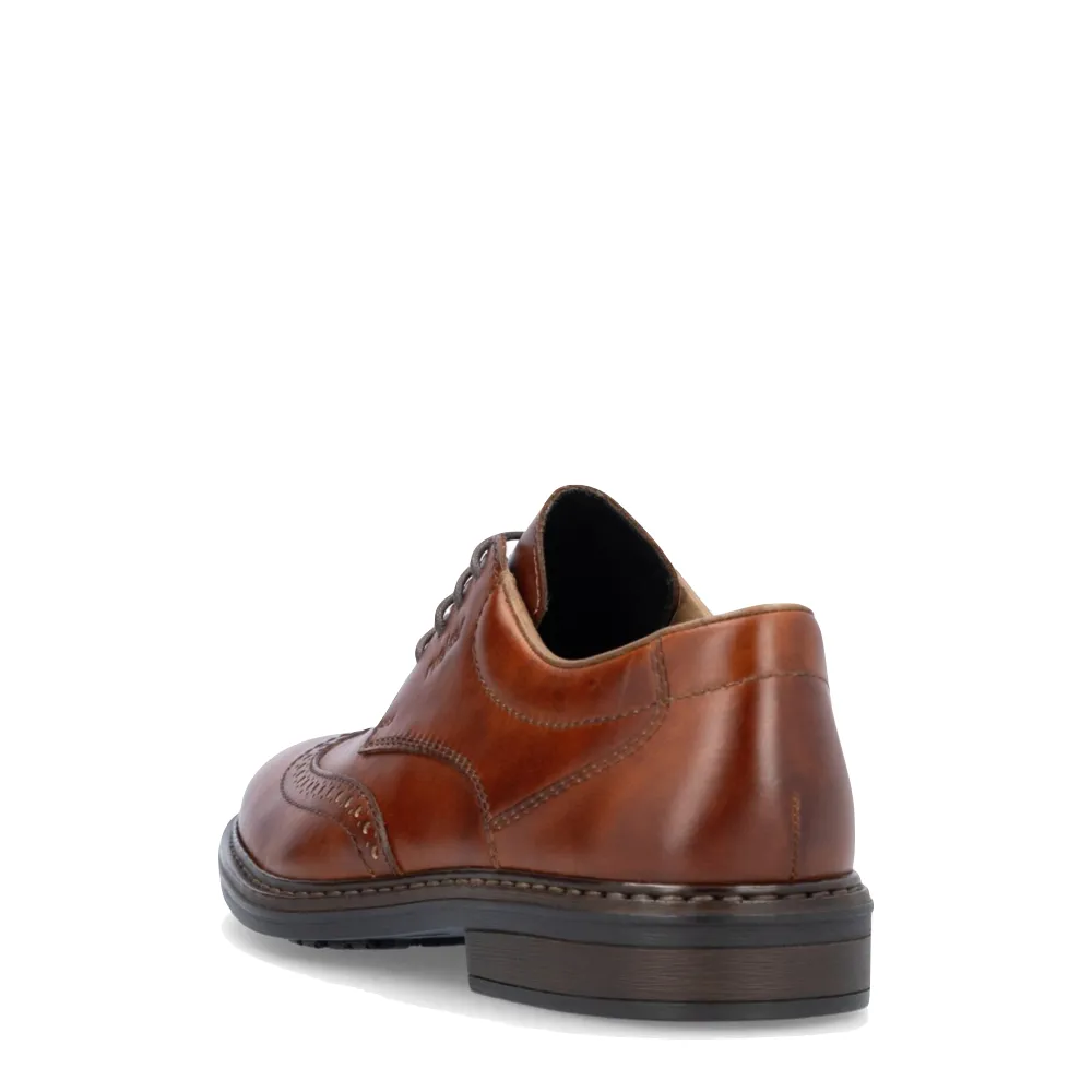 Chaussure Rieker Homme Dustin 20 à lacets avec bout aile en marron cacahuète