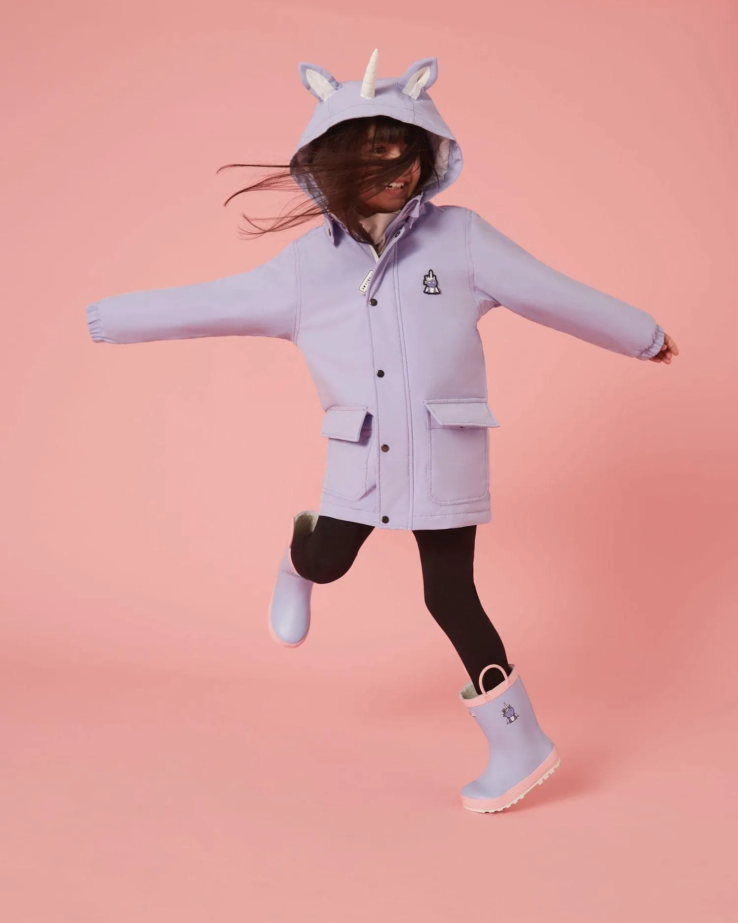 Roarsome Girls Brille La Combinaison Imperméable Licorne en Violet
