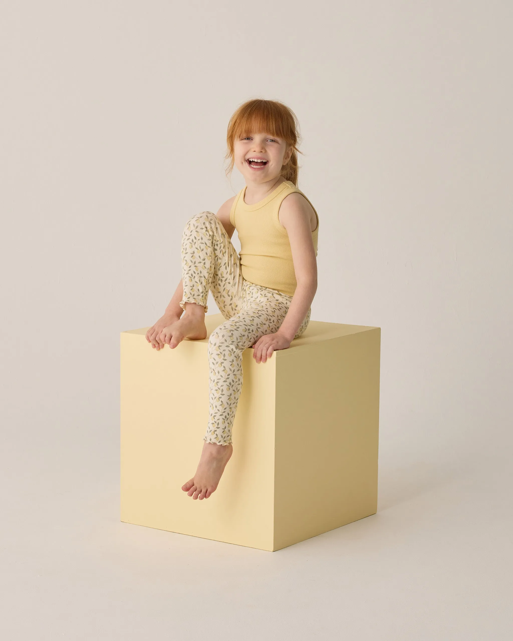 Rylee   Cru Ensemble de Leggings Côtelés pour Bébés et Enfants | Citrons