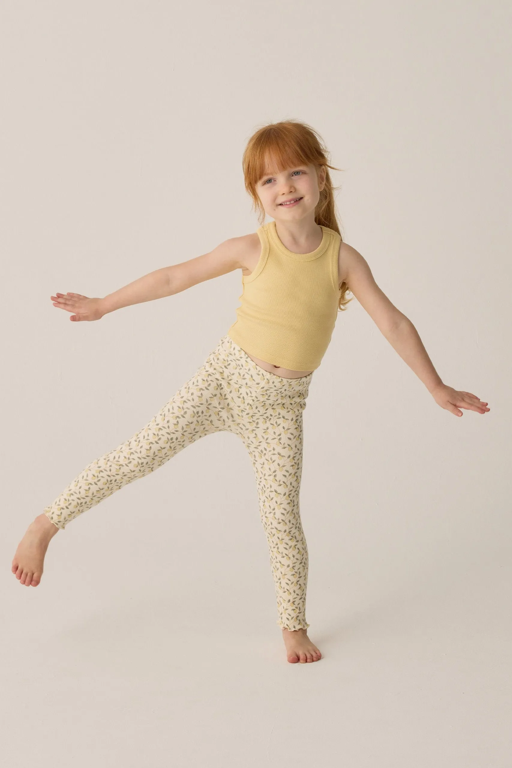 Rylee   Cru Ensemble de Leggings Côtelés pour Bébés et Enfants | Citrons