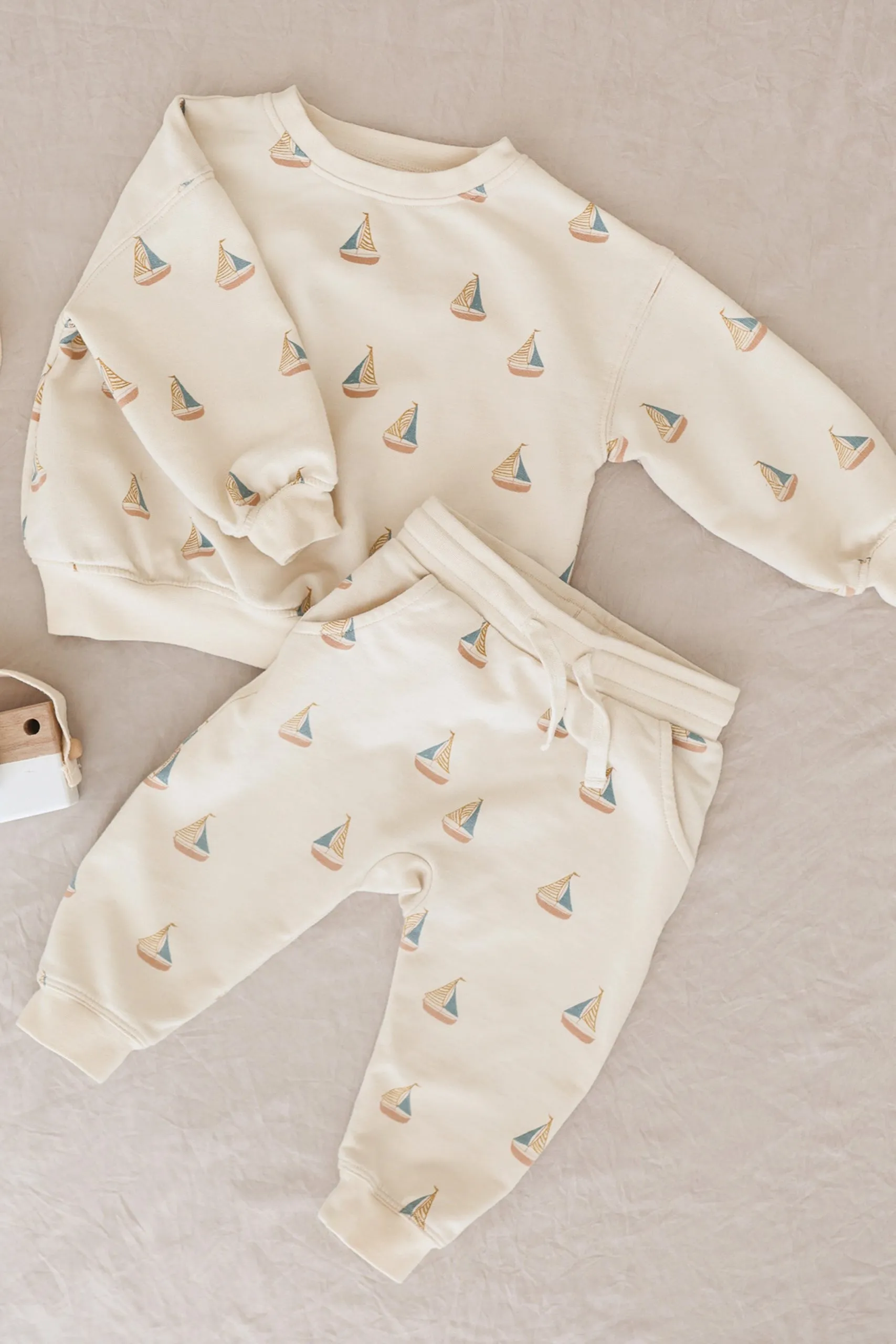 Rylee   Cru Pantalon de survêtement bébé/enfant | Bateaux à voiles