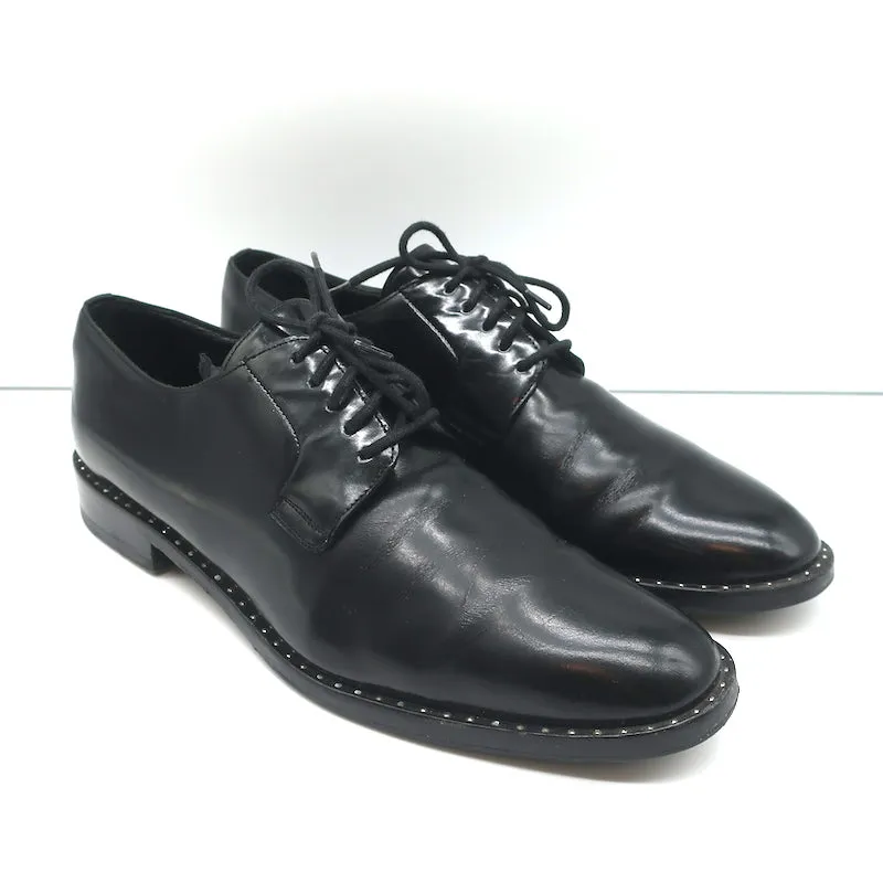 Derby cloutés Saint Laurent Dylan en cuir noir taille 40 avec lacets