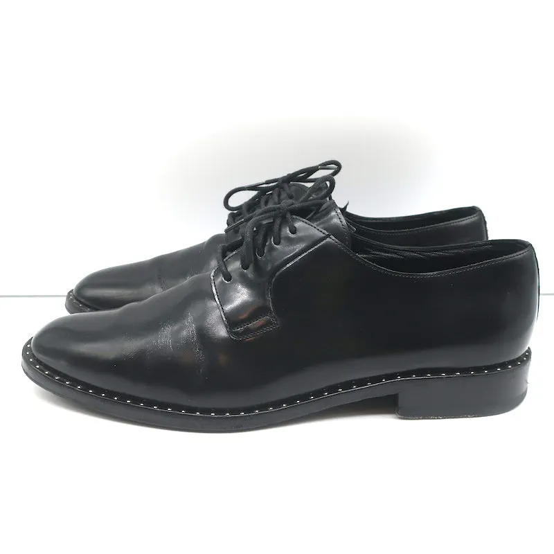 Derby cloutés Saint Laurent Dylan en cuir noir taille 40 avec lacets