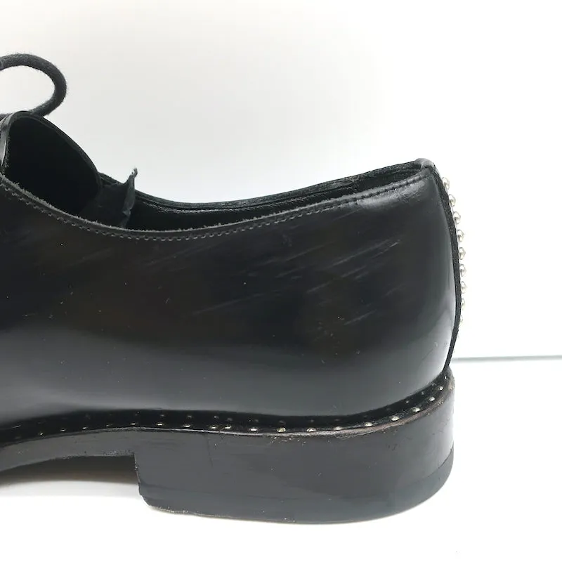 Derby cloutés Saint Laurent Dylan en cuir noir taille 40 avec lacets