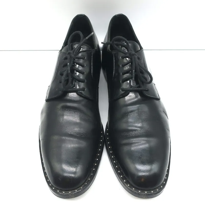 Derby cloutés Saint Laurent Dylan en cuir noir taille 40 avec lacets