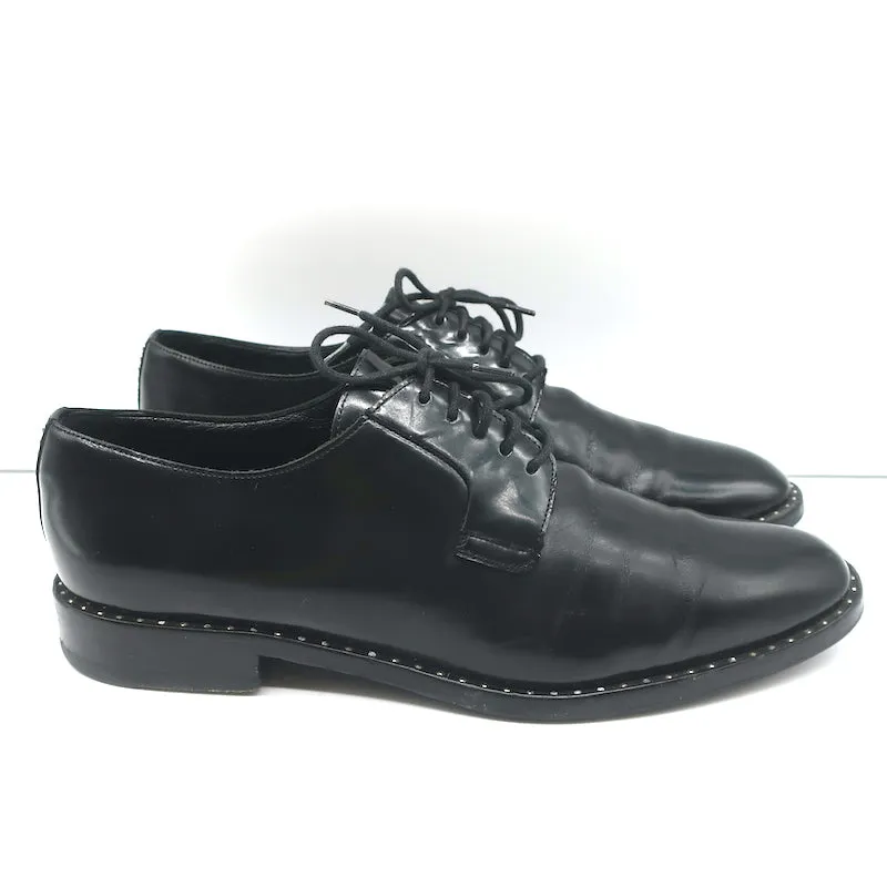 Derby cloutés Saint Laurent Dylan en cuir noir taille 40 avec lacets