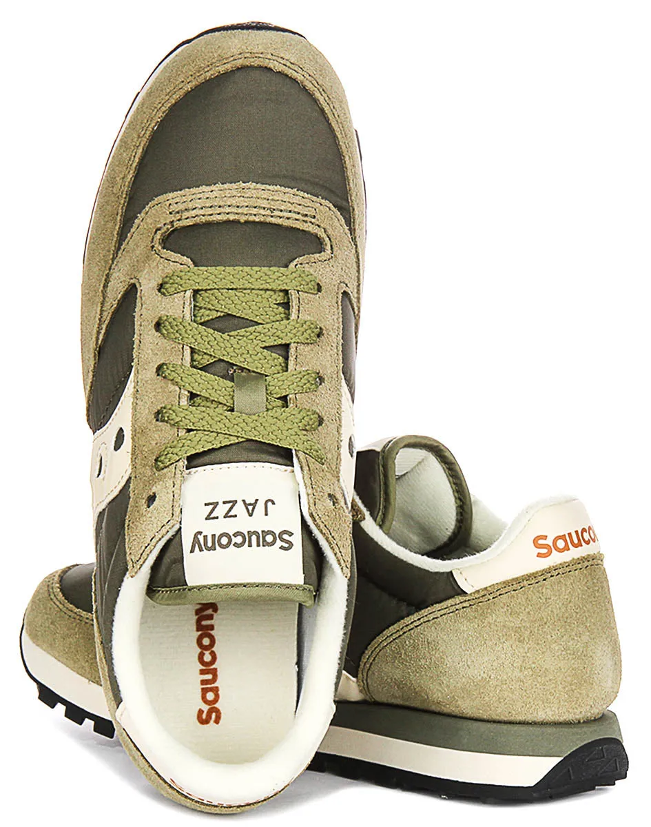 Saucony Jazz Original En Olive Pour Hommes Chaussures Saucony