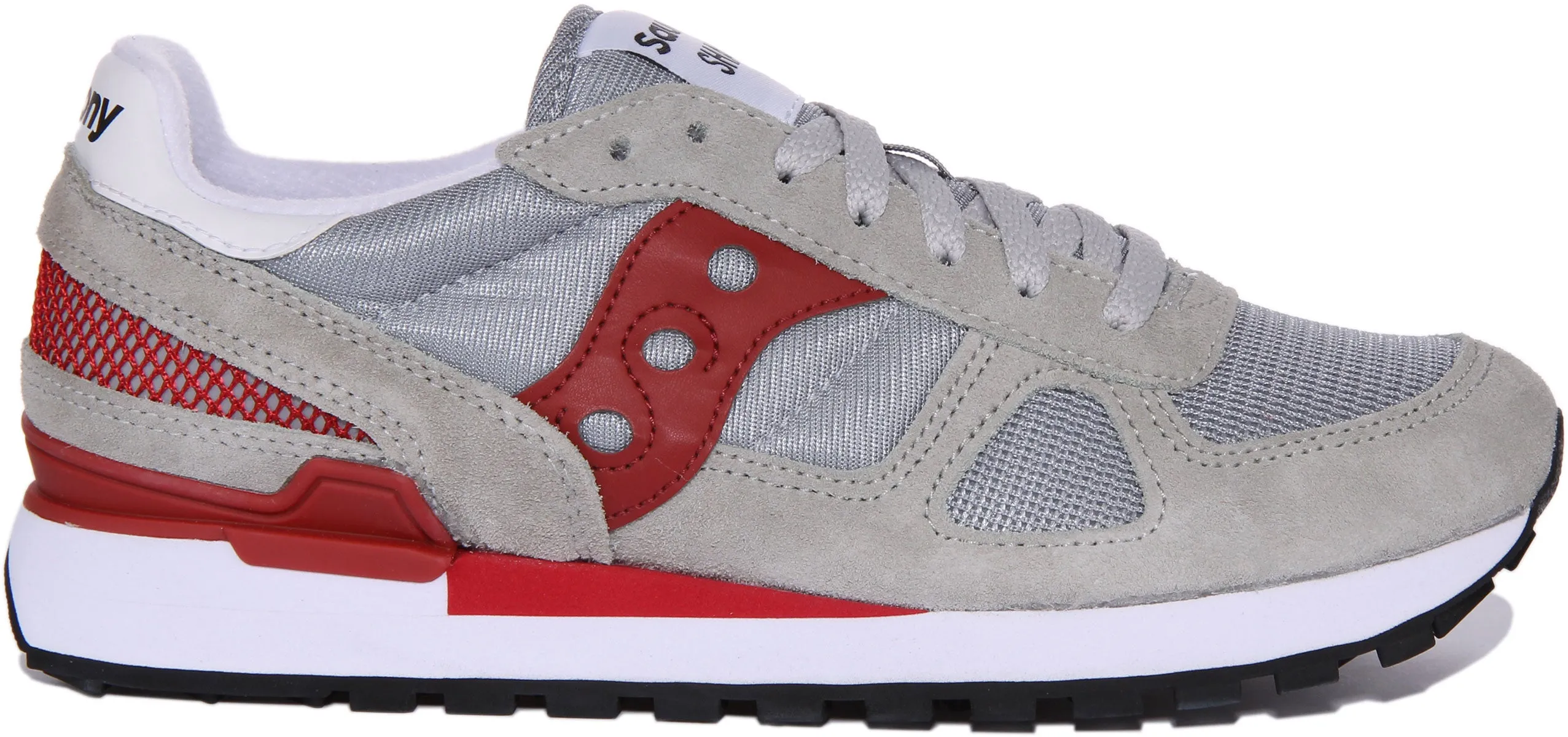 Saucony Shadow Original en Gris Rouge Pour Hommes Chaussures Saucony