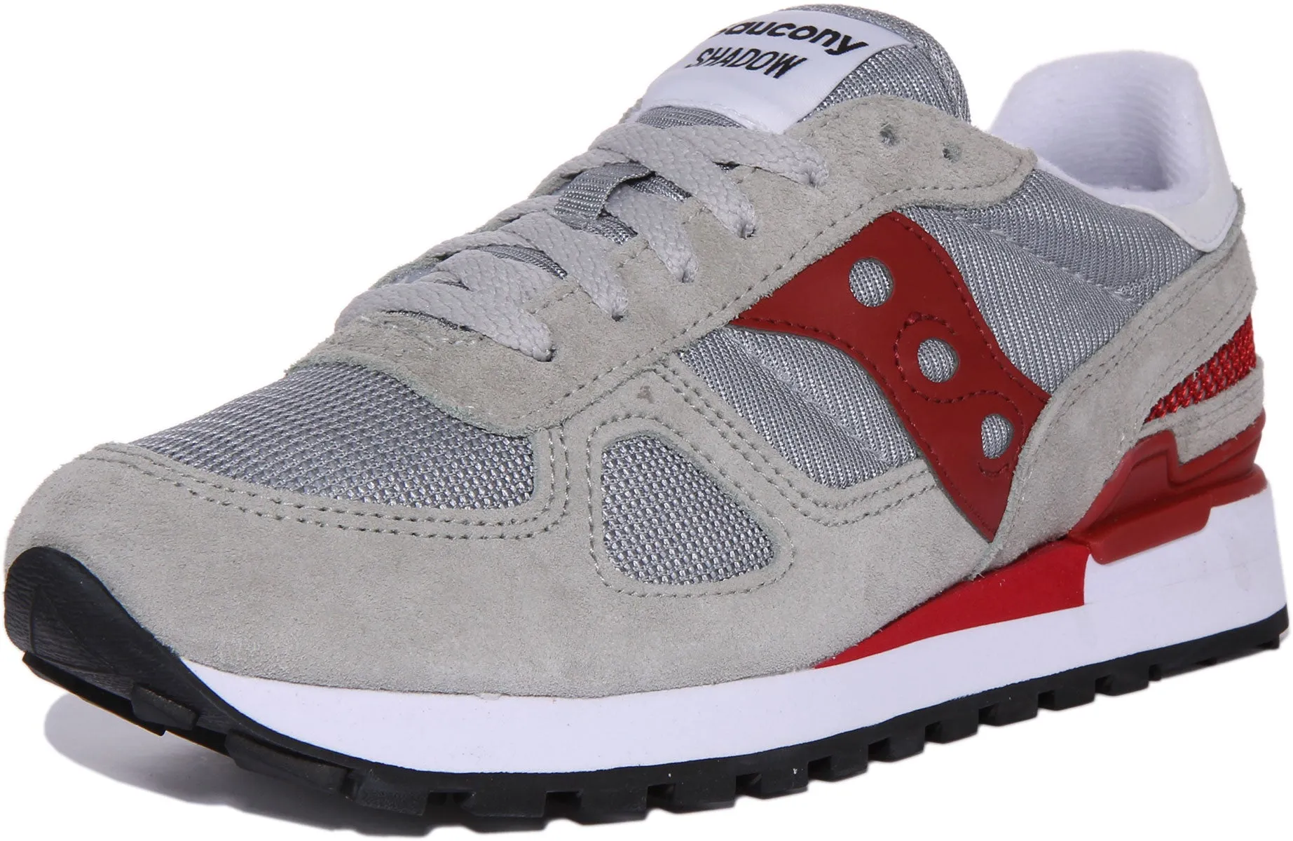 Saucony Shadow Original en Gris Rouge Pour Hommes Chaussures Saucony
