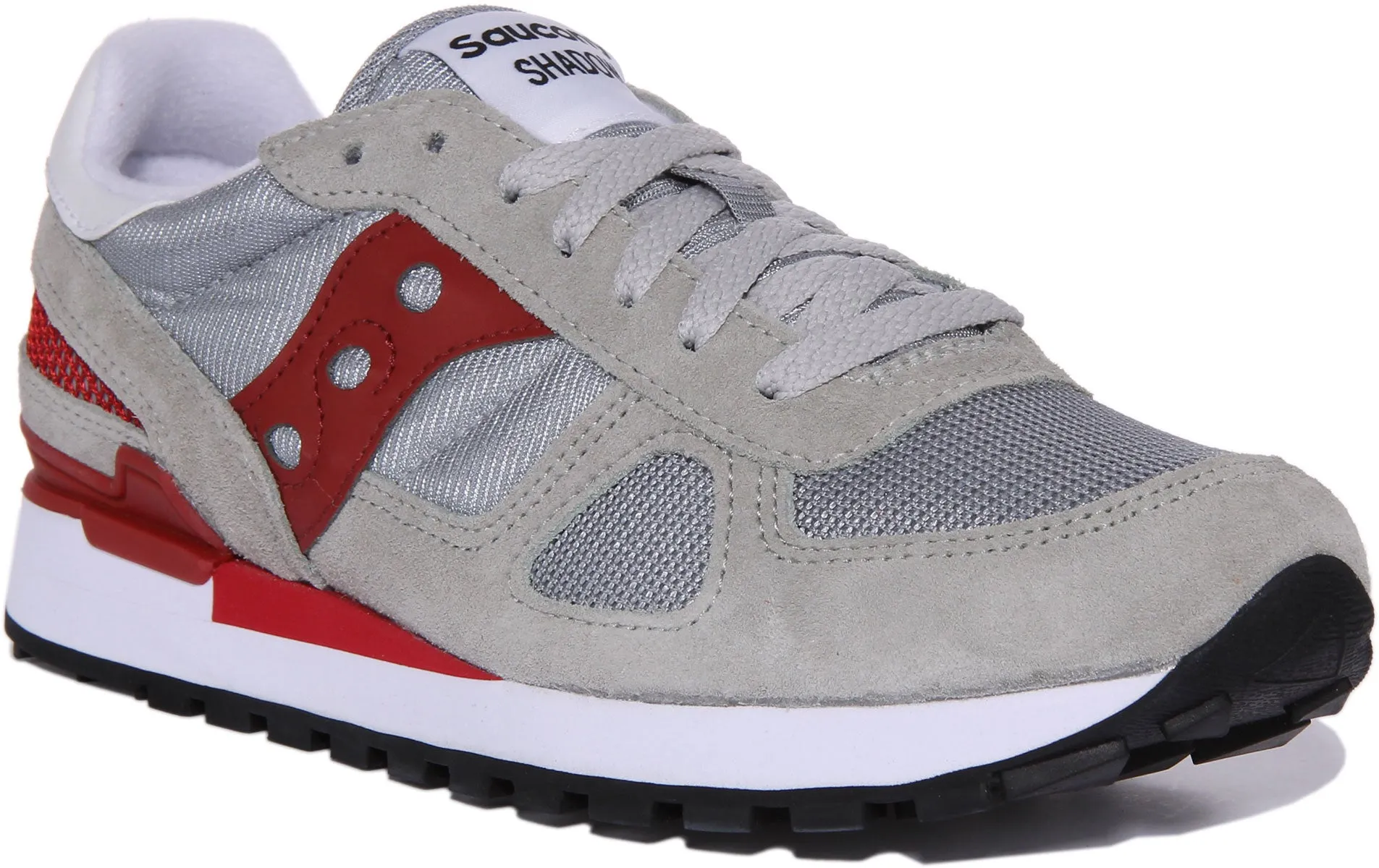 Saucony Shadow Original en Gris Rouge Pour Hommes Chaussures Saucony