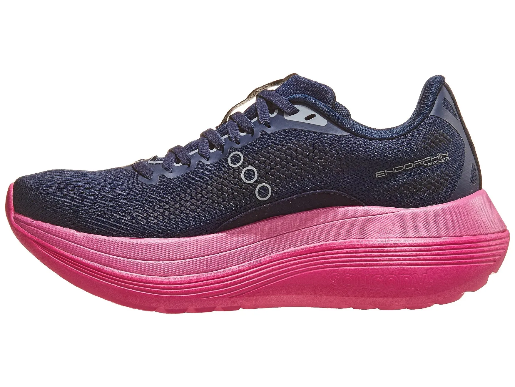Saucony Chaussures d'Entraînement Endorphin pour Femmes - Marine/Fuchsia (S10996-161) Saucony