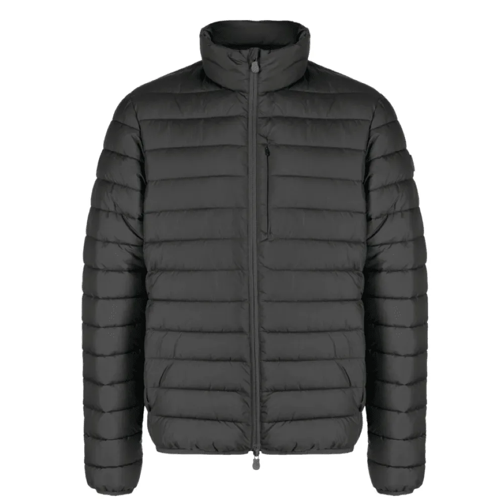 Veste matelassée en duvet noir Erion pour homme Save The Duck