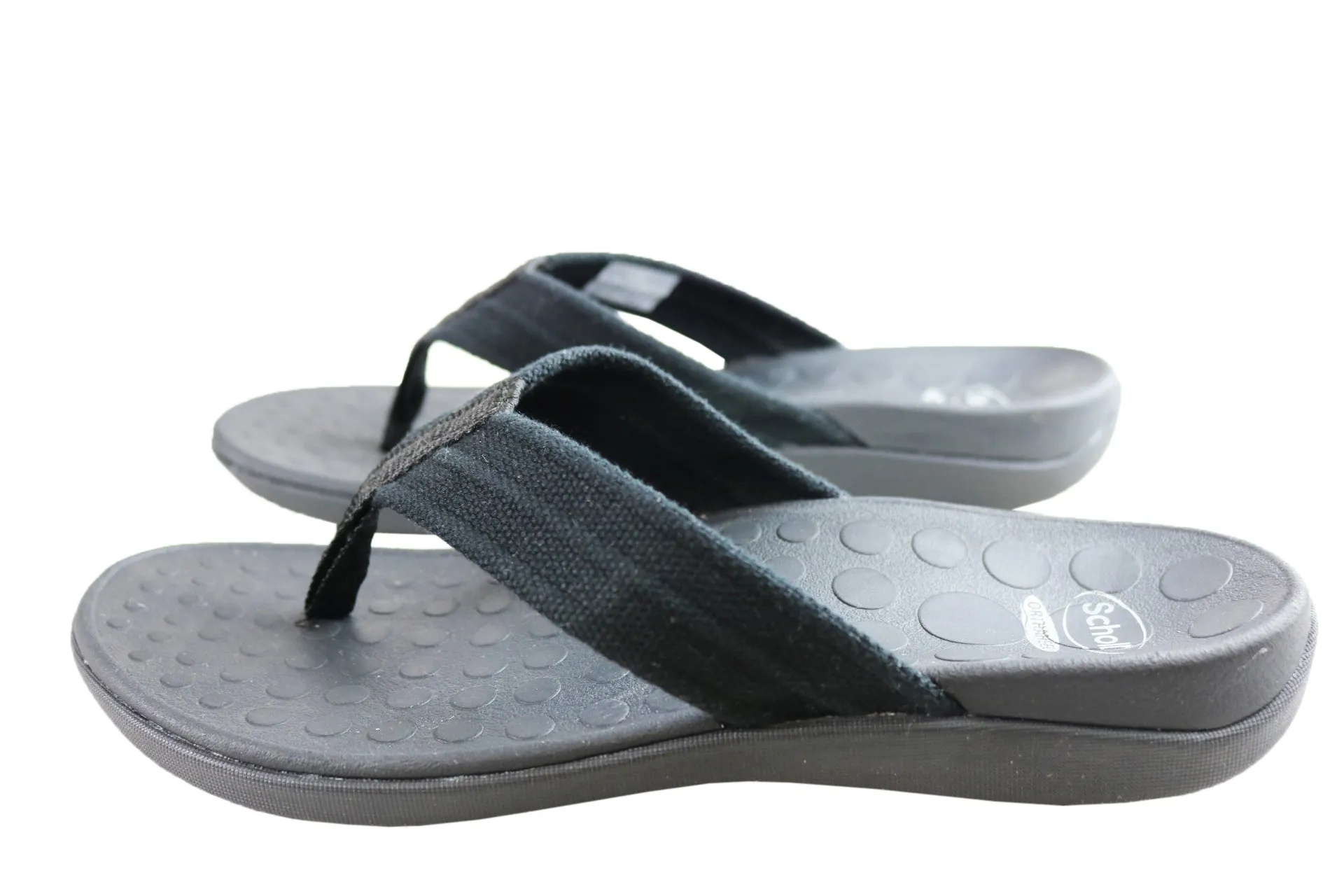 Scholl Orthaheel Tongues Homme Confortables et Soutenues Chaussures Orthaheel Scholl