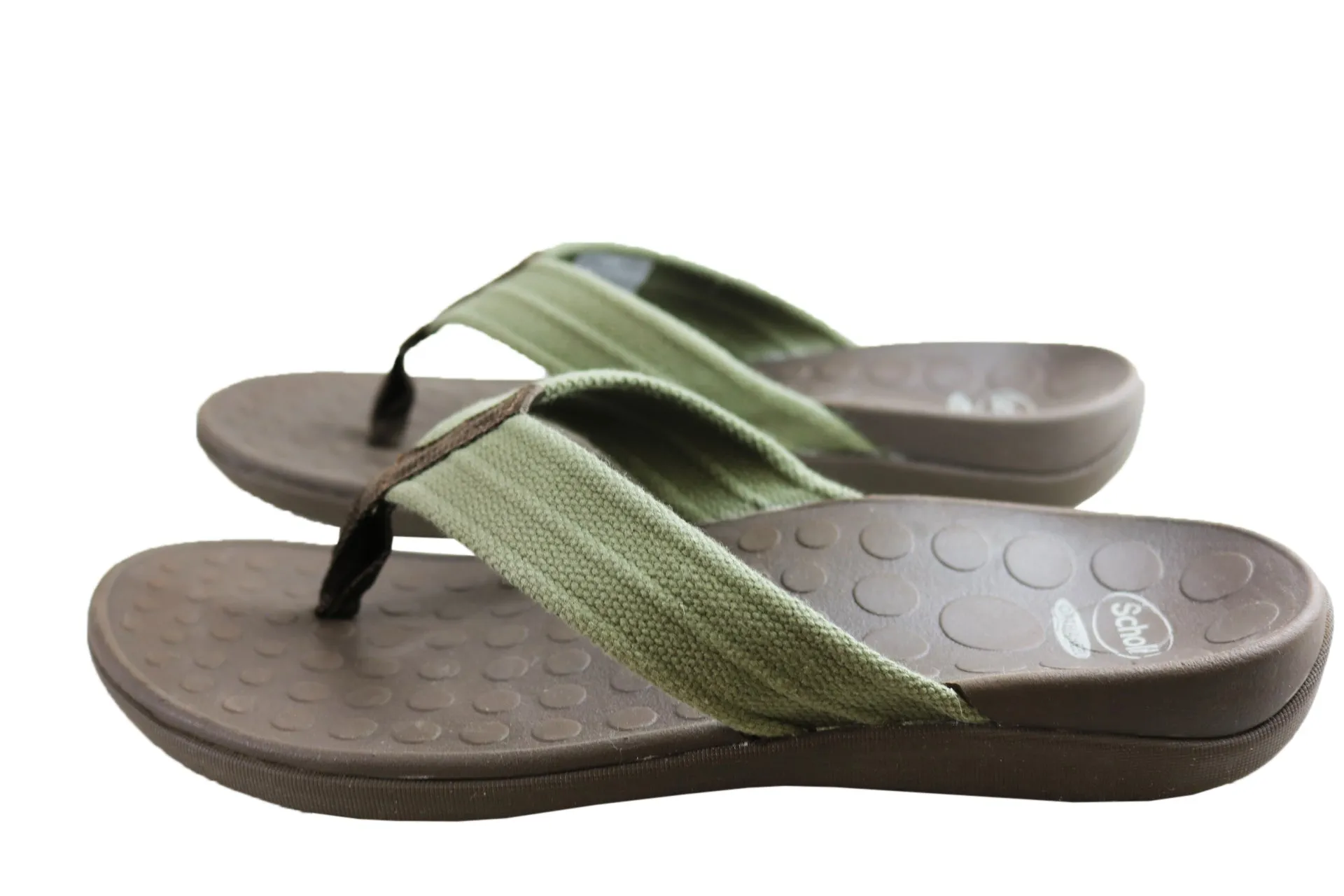 Scholl Orthaheel Tongues Homme Confortables et Soutenues Chaussures Orthaheel Scholl
