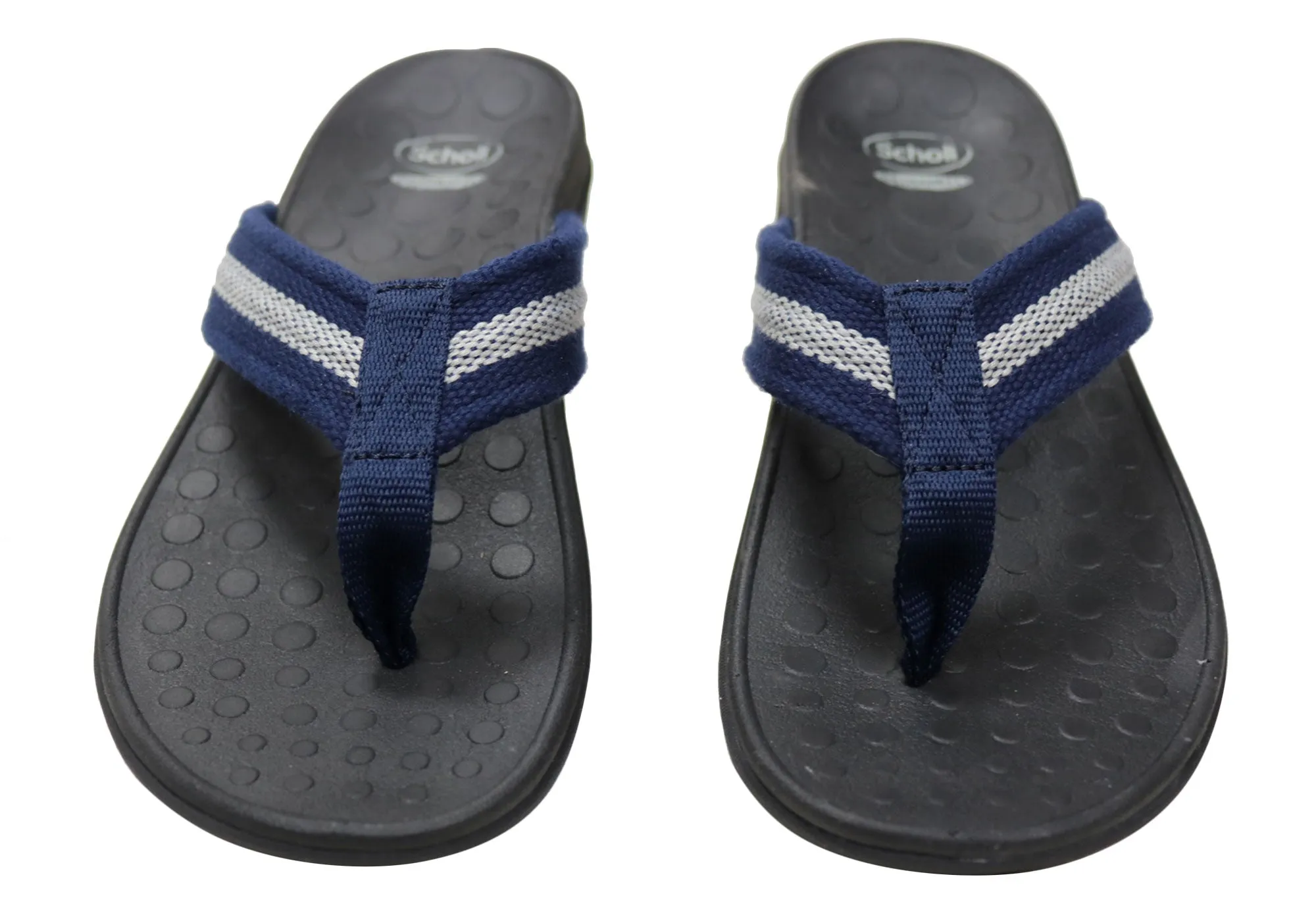Scholl Orthaheel Tongues Homme Confortables et Soutenues Chaussures Orthaheel Scholl