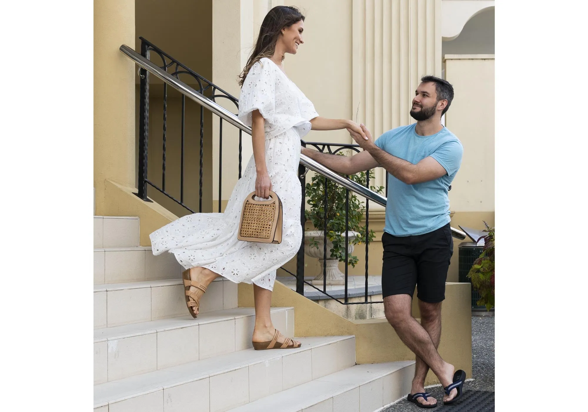 Scholl Orthaheel Tongues Homme Confortables et Soutenues Chaussures Orthaheel Scholl