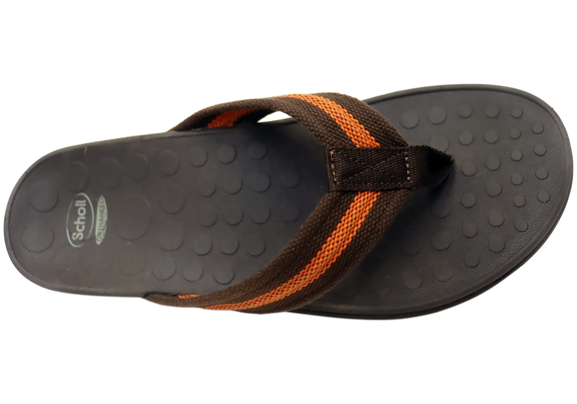 Scholl Orthaheel Tongues Homme Confortables et Soutenues Chaussures Orthaheel Scholl