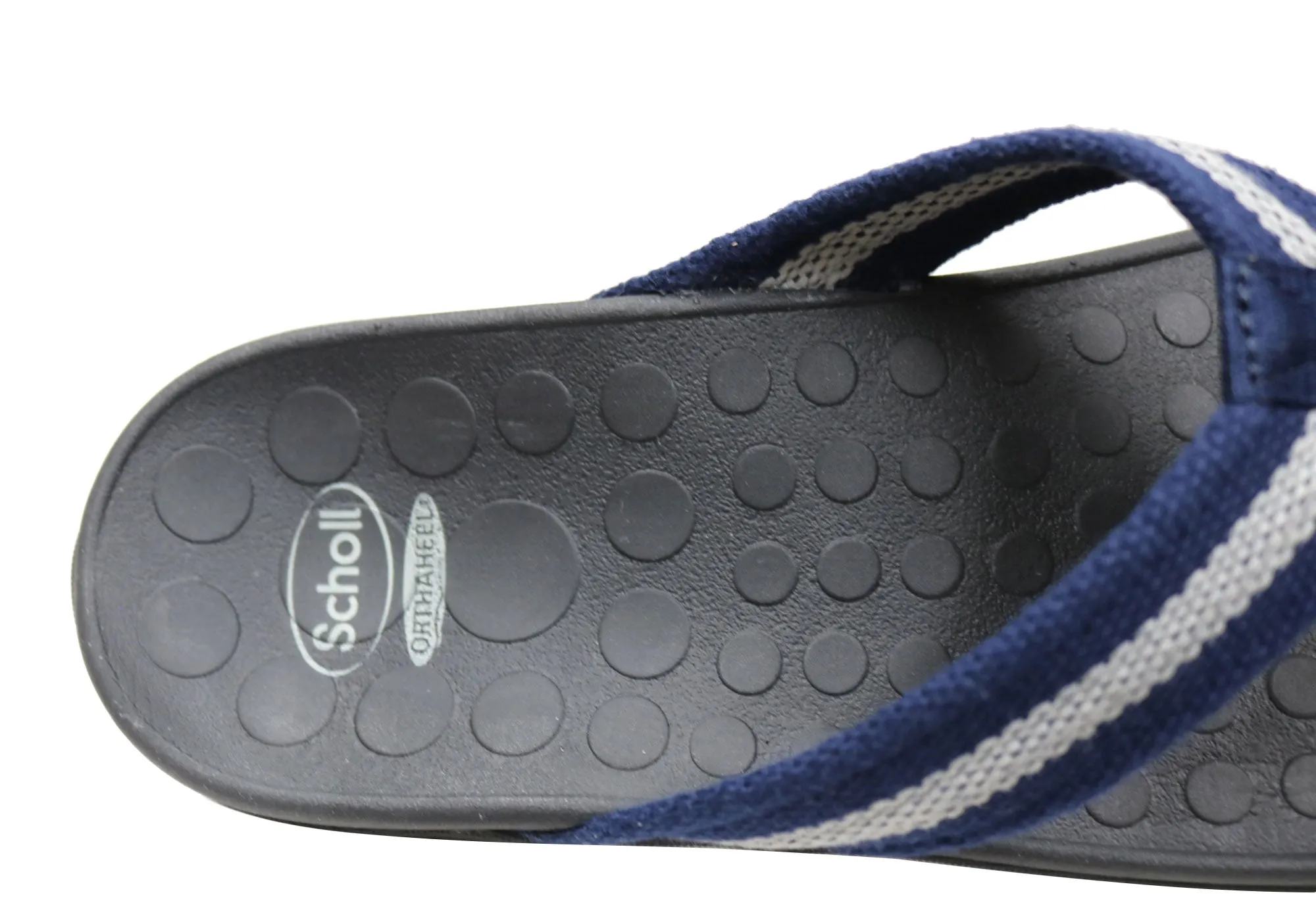 Scholl Orthaheel Tongues Homme Confortables et Soutenues Chaussures Orthaheel Scholl
