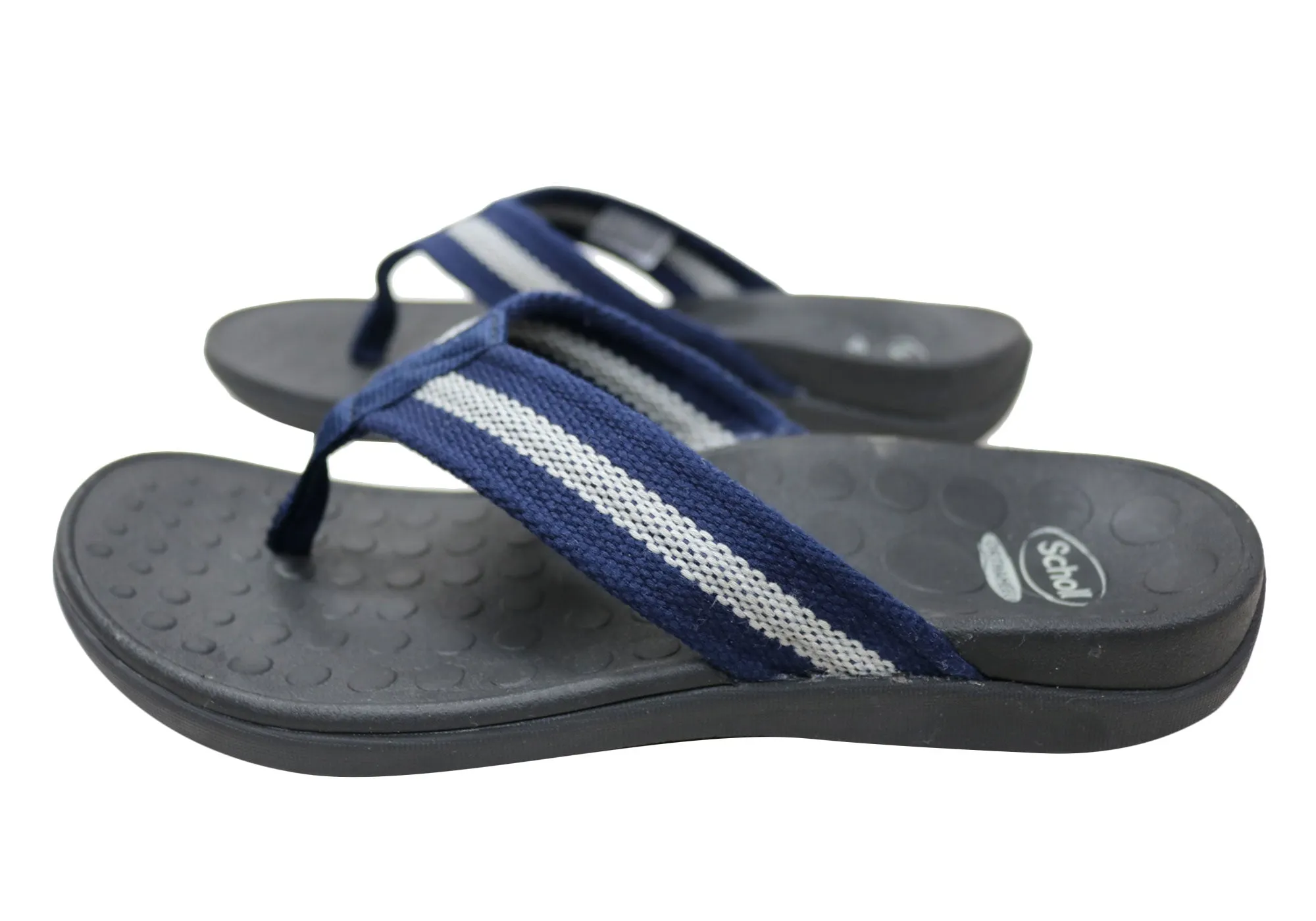 Scholl Orthaheel Tongues Homme Confortables et Soutenues Chaussures Orthaheel Scholl