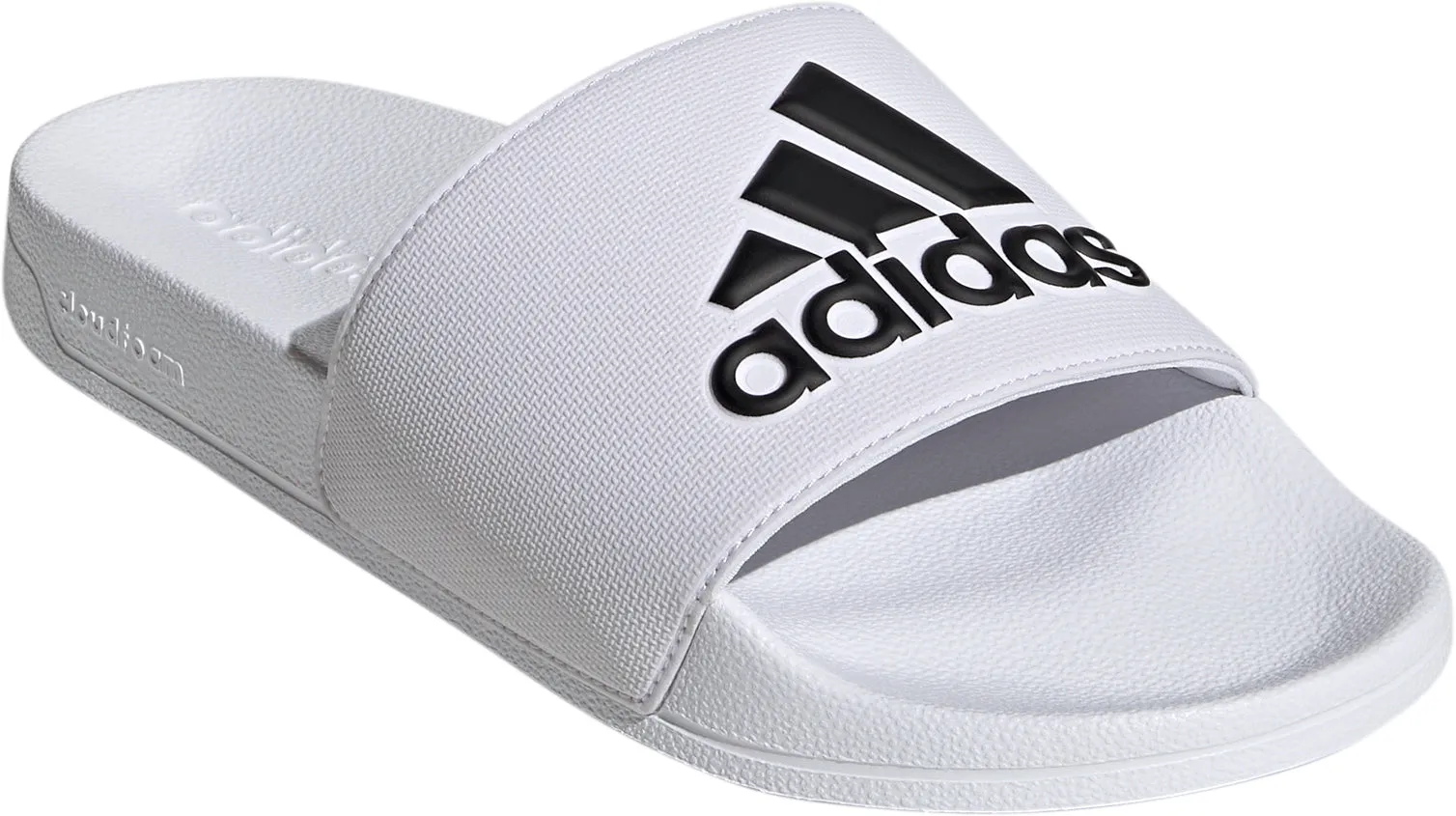 Chaussures Adidas pour hommes Adilette Sandales de douche - Blanc