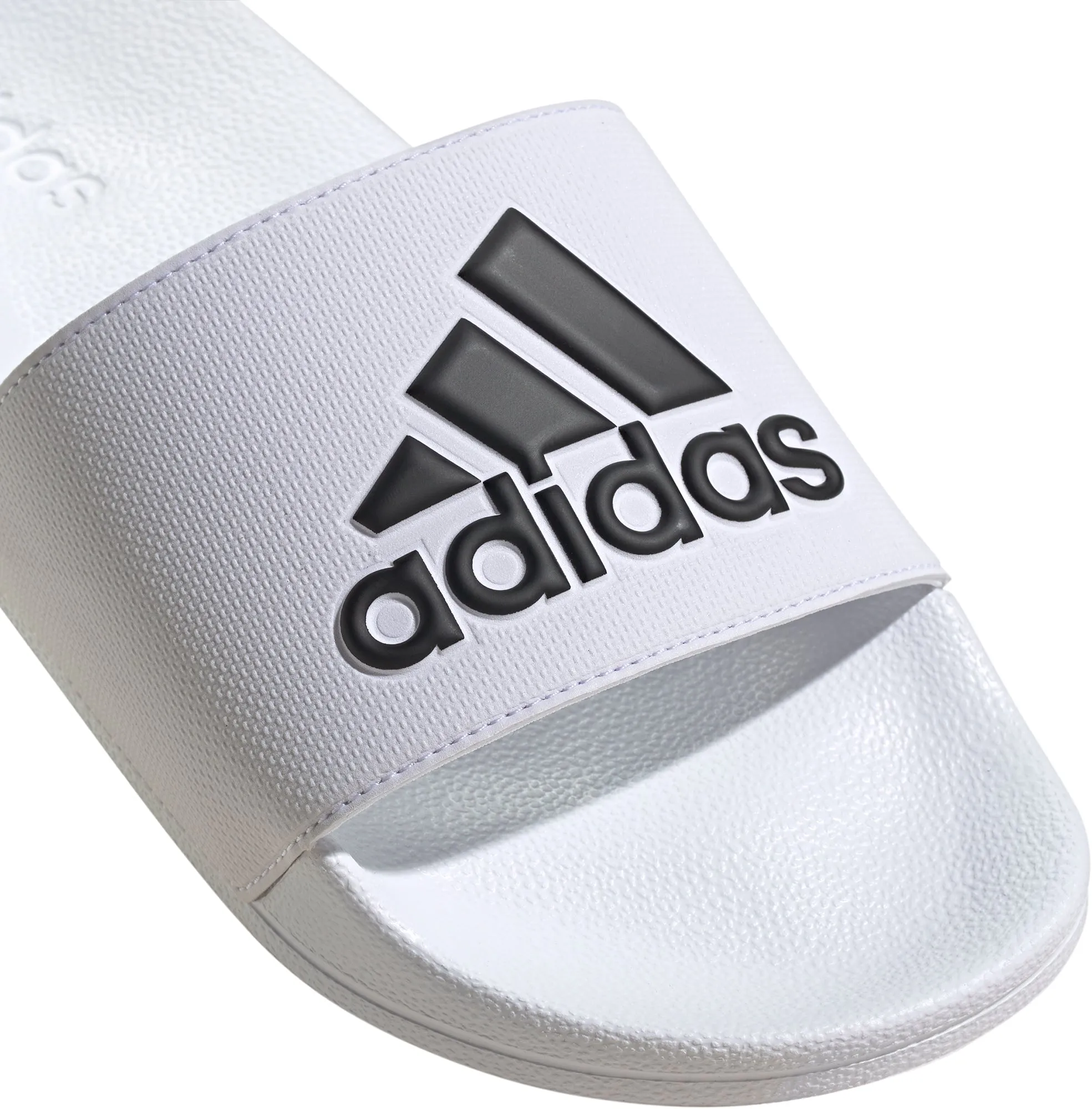 Chaussures Adidas pour hommes Adilette Sandales de douche - Blanc
