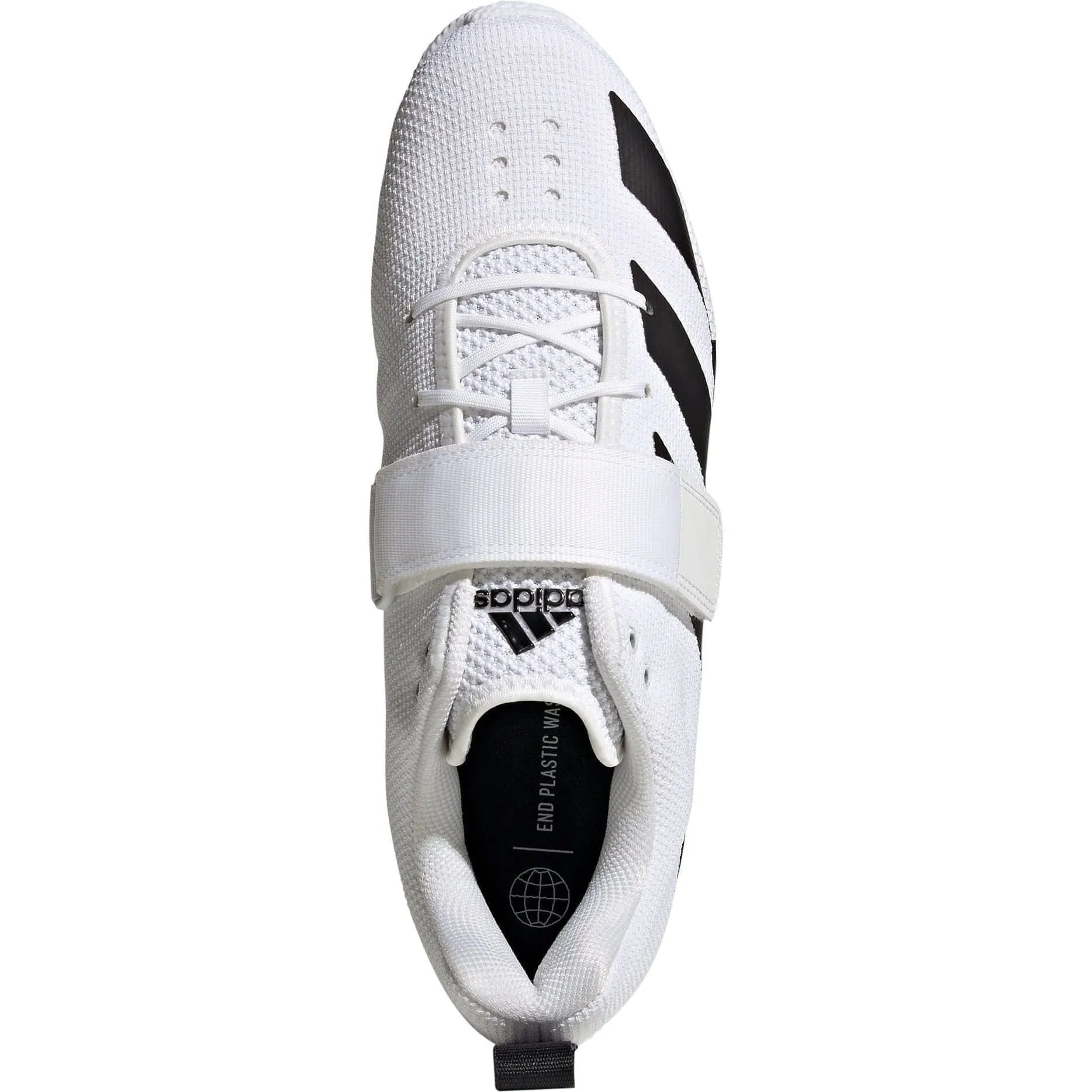 Chaussures Adidas pour hommes Adipower 2 de musculation - Blanc