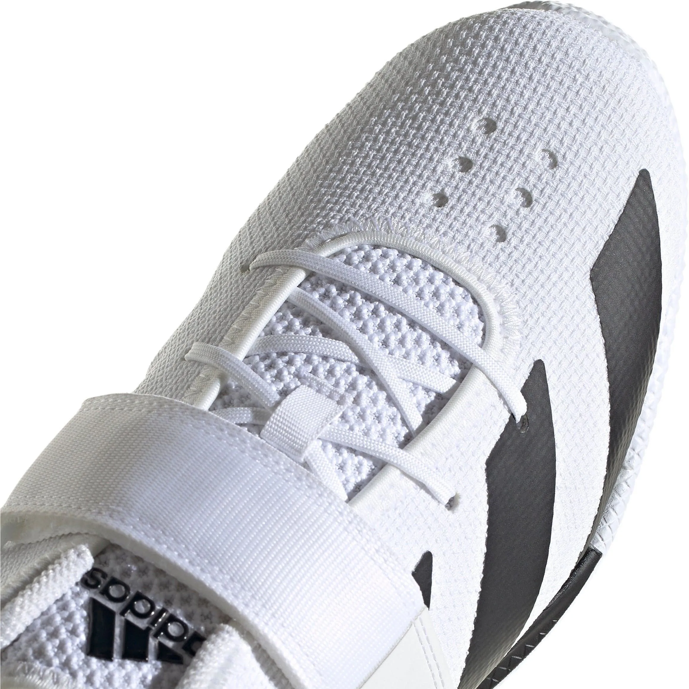 Chaussures Adidas pour hommes Adipower 2 de musculation - Blanc