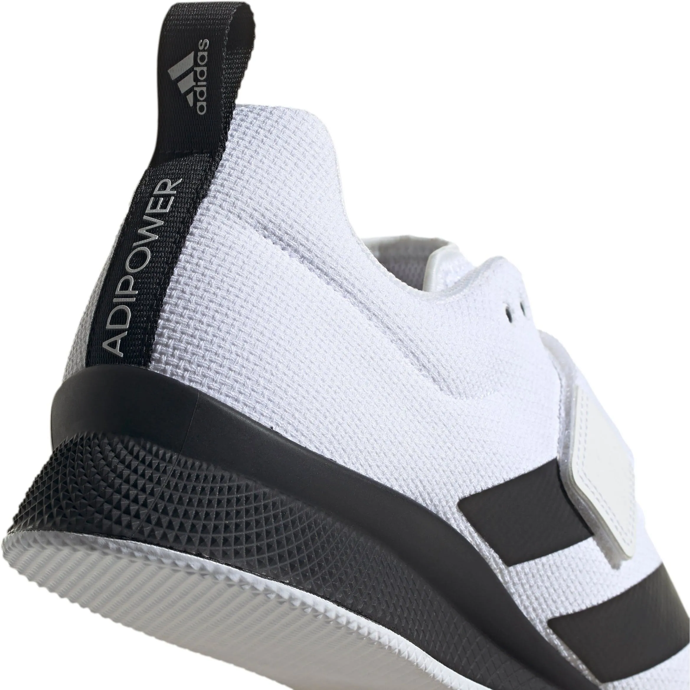 Chaussures Adidas pour hommes Adipower 2 de musculation - Blanc