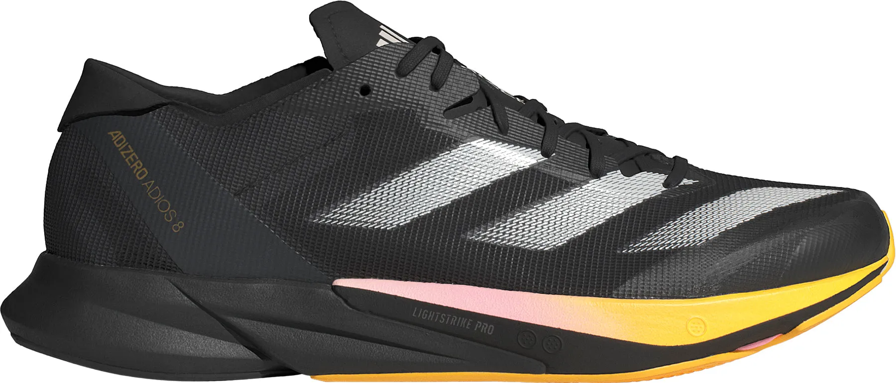 Chaussures Adidas pour hommes Adizero Adios 8 - Chaussures de course pour hommes - Noir